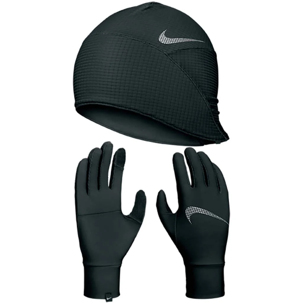 Nike Essential gants et tuque de course a pied femme