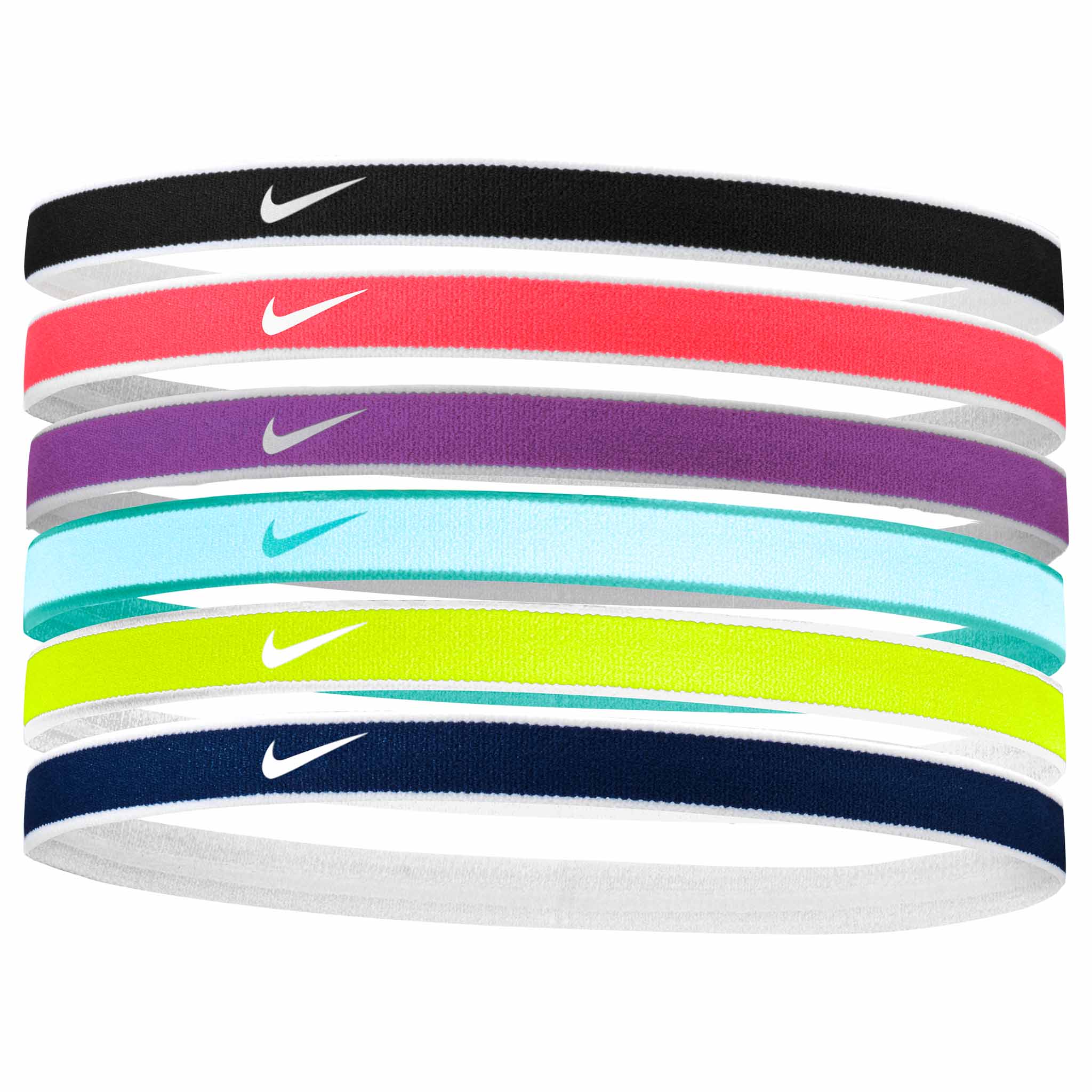 Nike Tipped Swoosh 6pk 2.0 bandeaux sport pour cheveux - Image 5