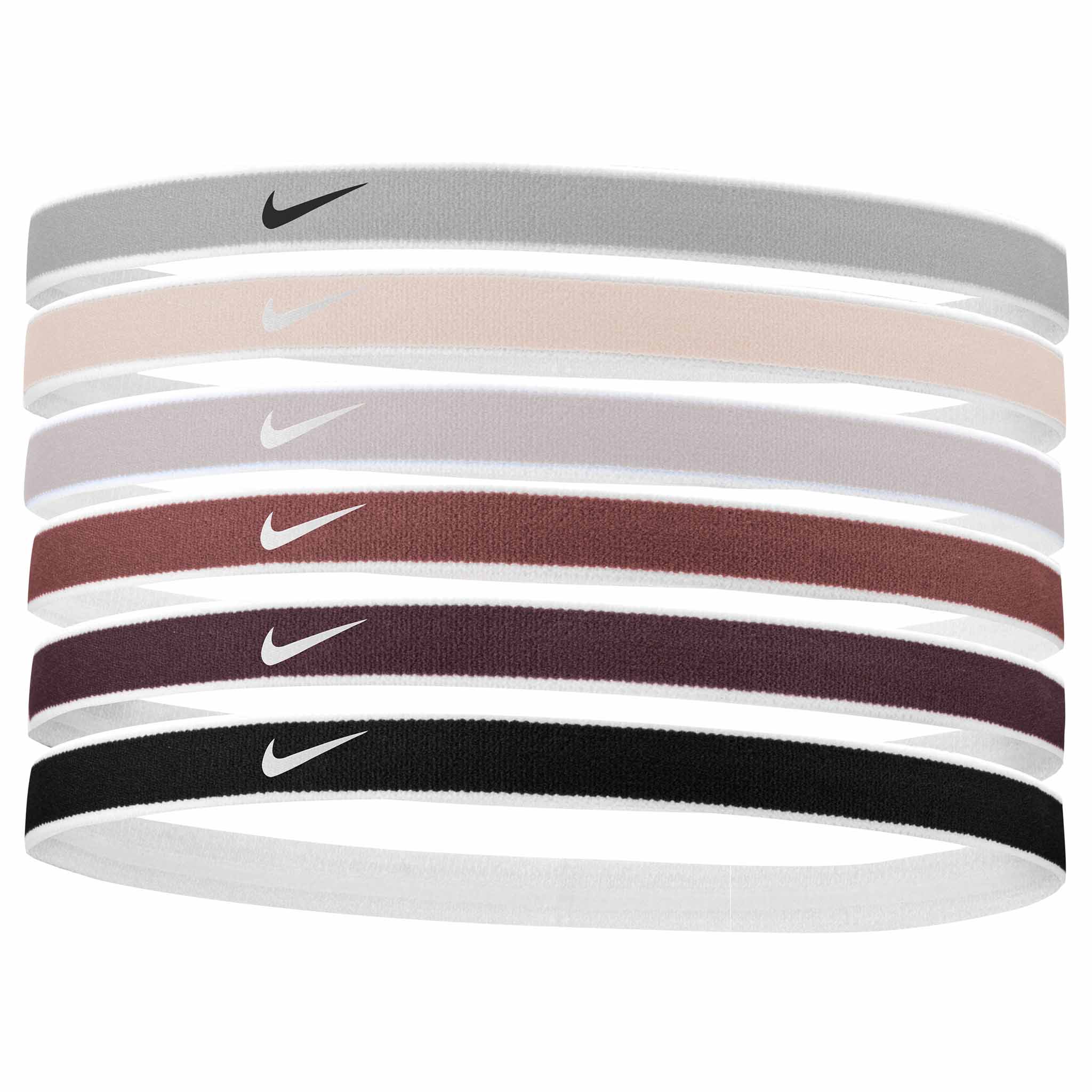 Nike Tipped Swoosh 6pk 2.0 bandeaux sport pour cheveux - Image 6