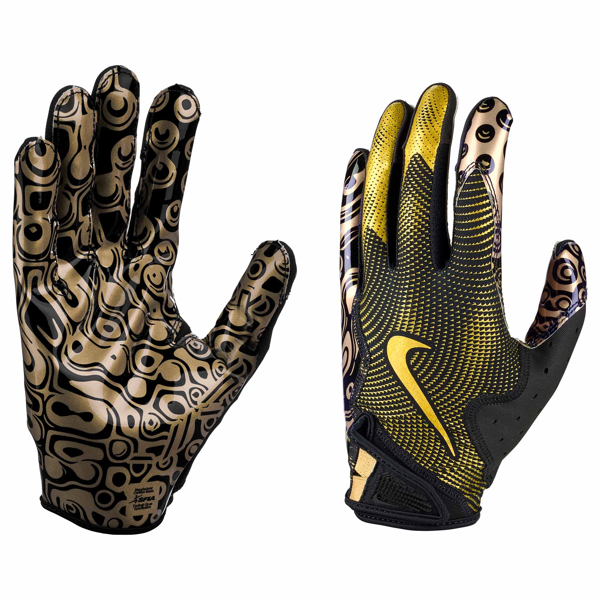 Nike Vapor Jet 8.0 FG Metallic Pack gants de football américain - Image 2