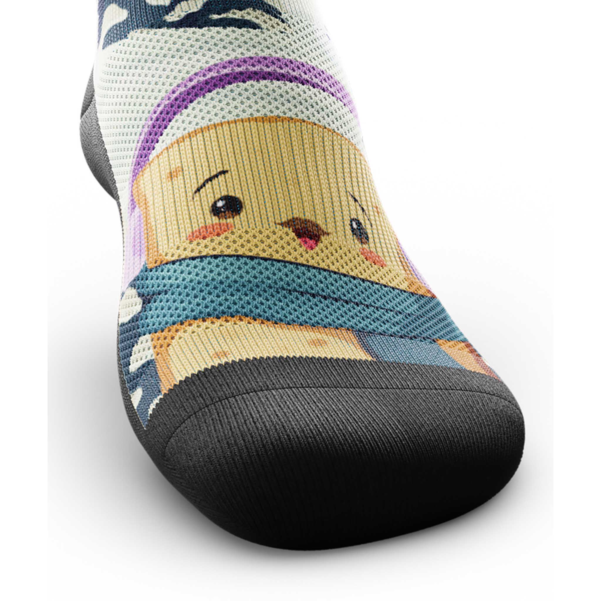 Outway Avo Toast Crew Chaussette de course à pied unisexe - Image 4