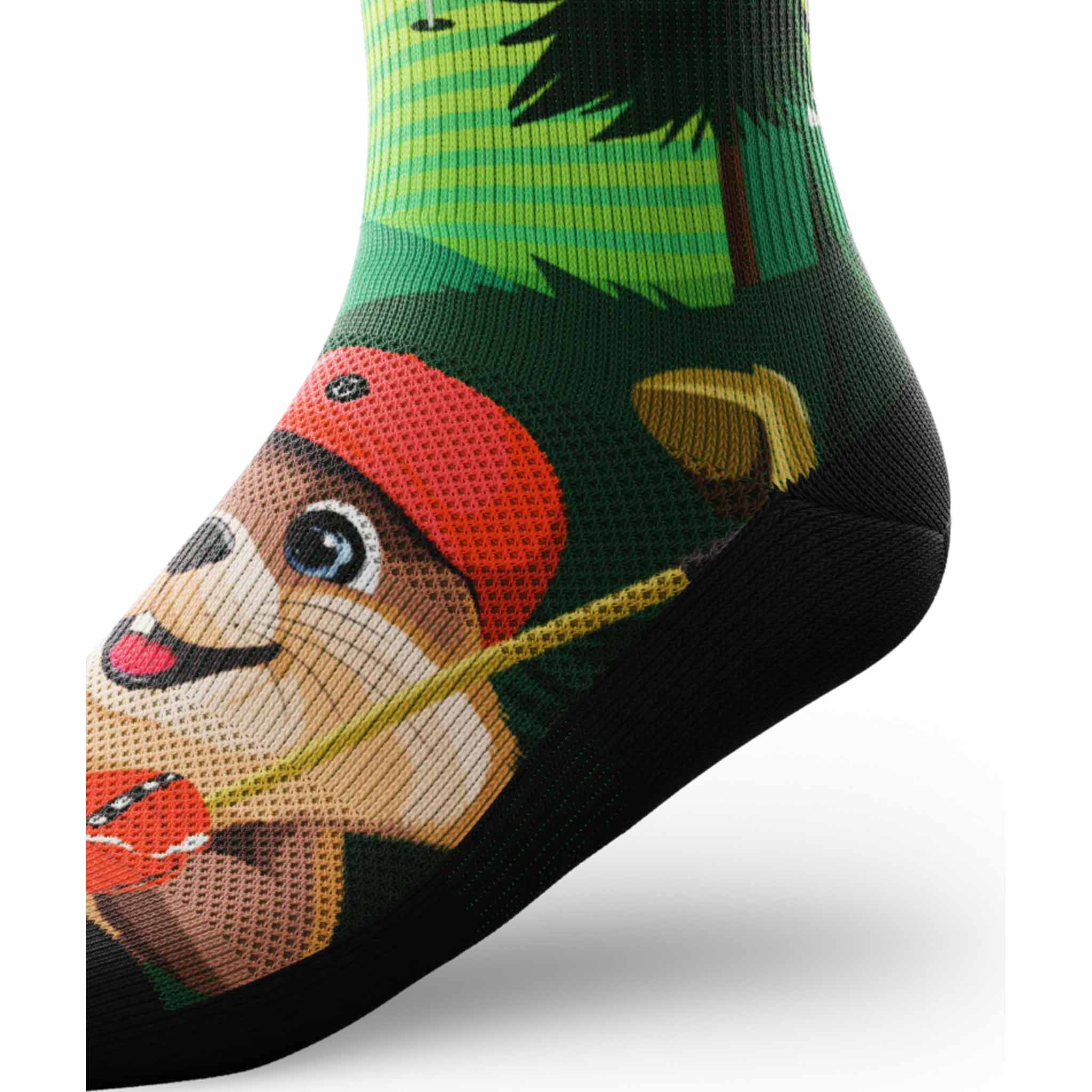 Outway Beaver Wood Crew Chaussette de course à pied unisexe - Image 4