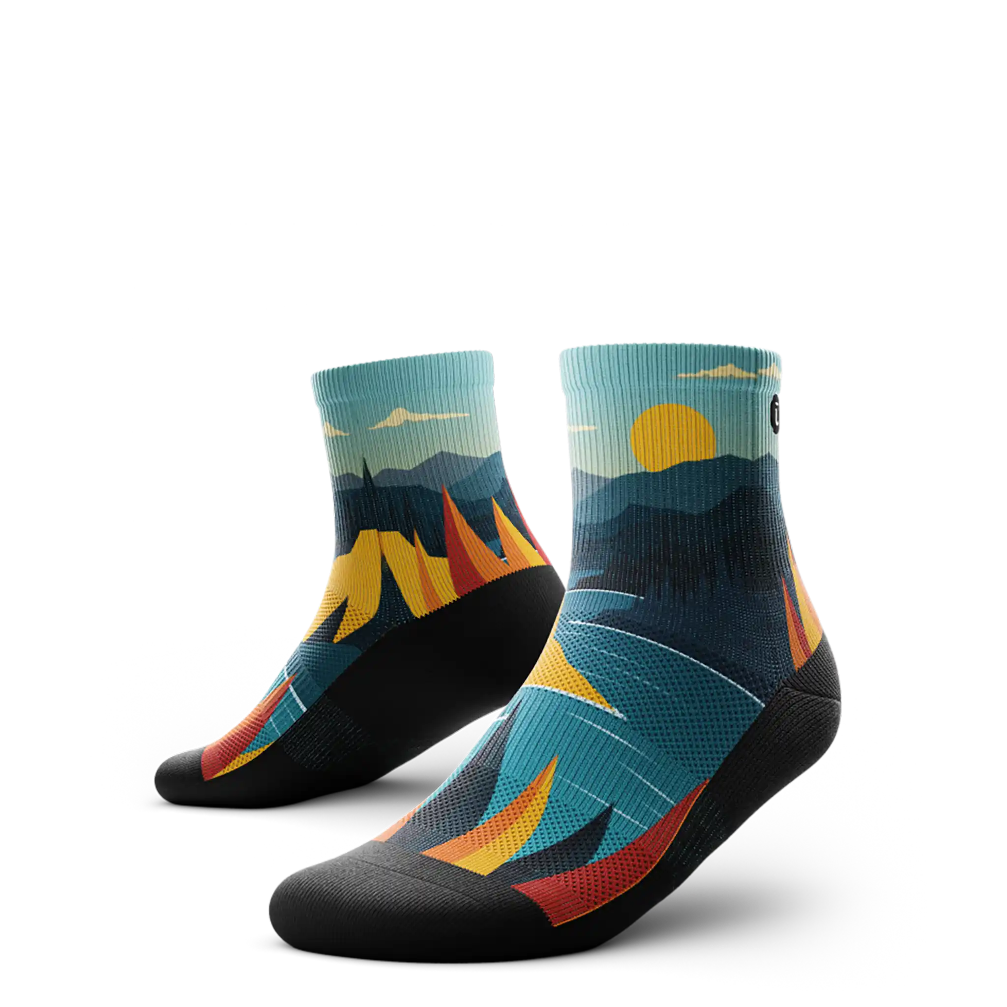 Outway Everflow Quarter Chaussette de course à pied unisexe