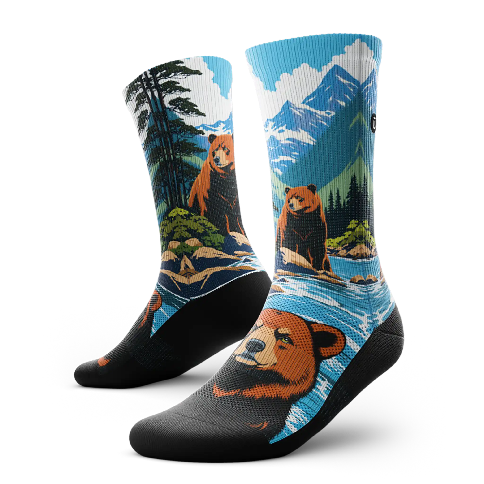 Outway Grizzlies Crew Chaussette de course à pied unisexe