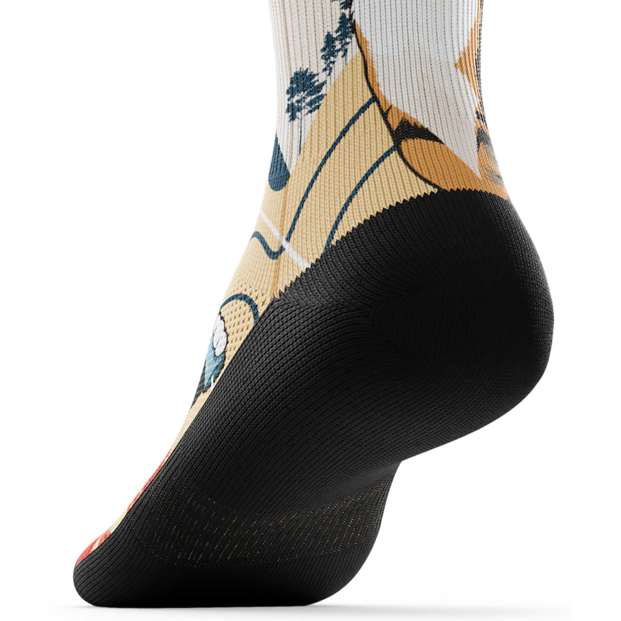 Outway Meow Crew Chaussette de course à pied unisexe - Image 3