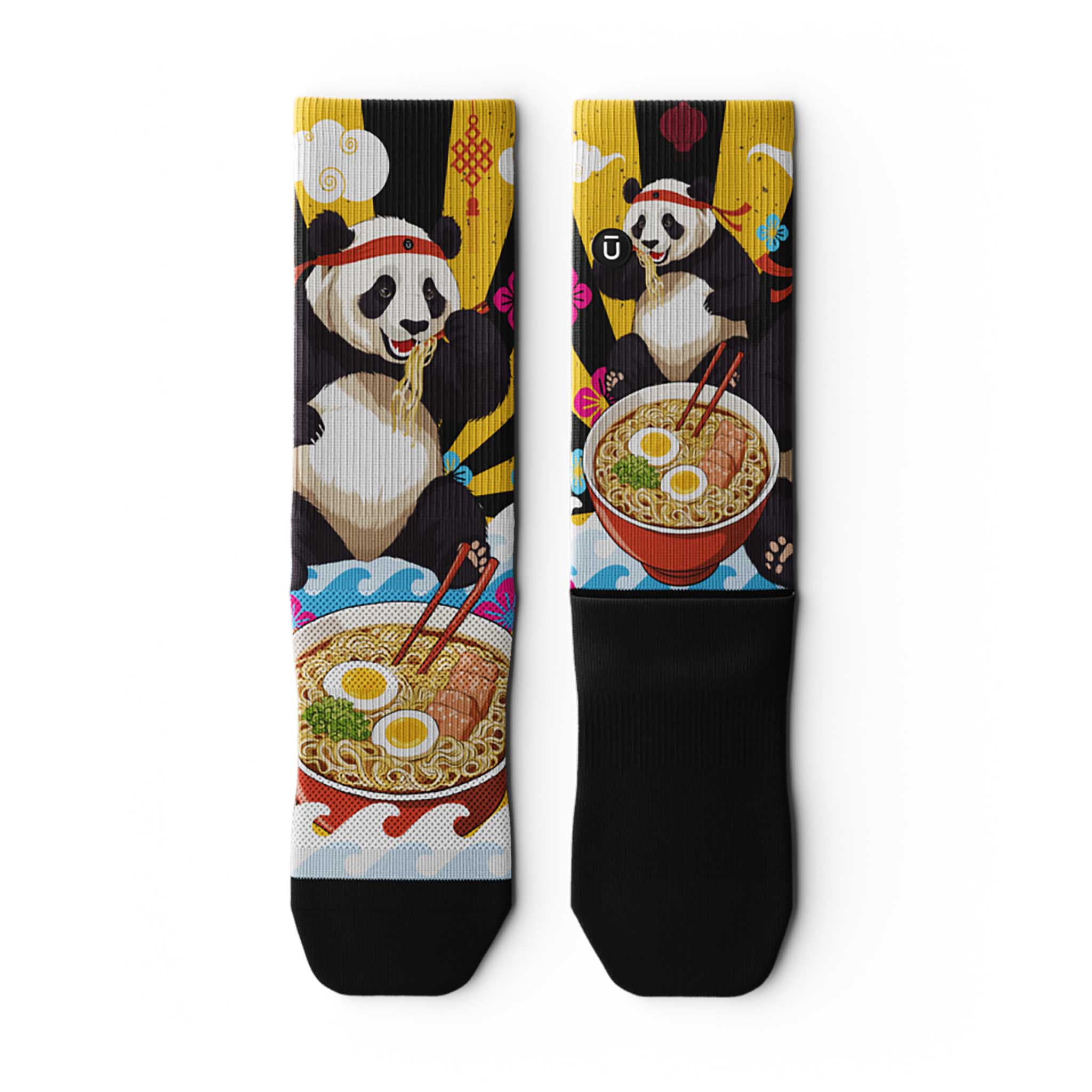 Outway Noodle Ninja Crew Chaussette de course à pied unisexe - Image 2