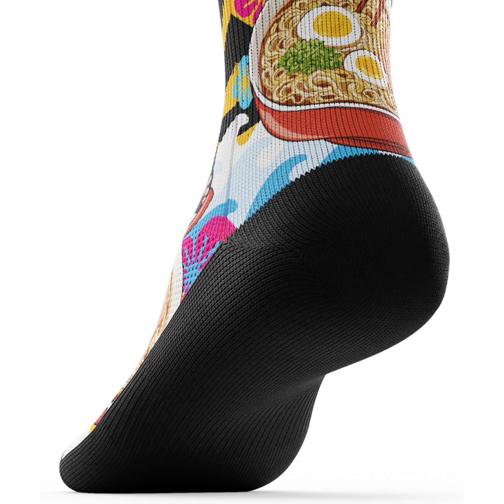 Outway Noodle Ninja Crew Chaussette de course à pied unisexe - Image 3