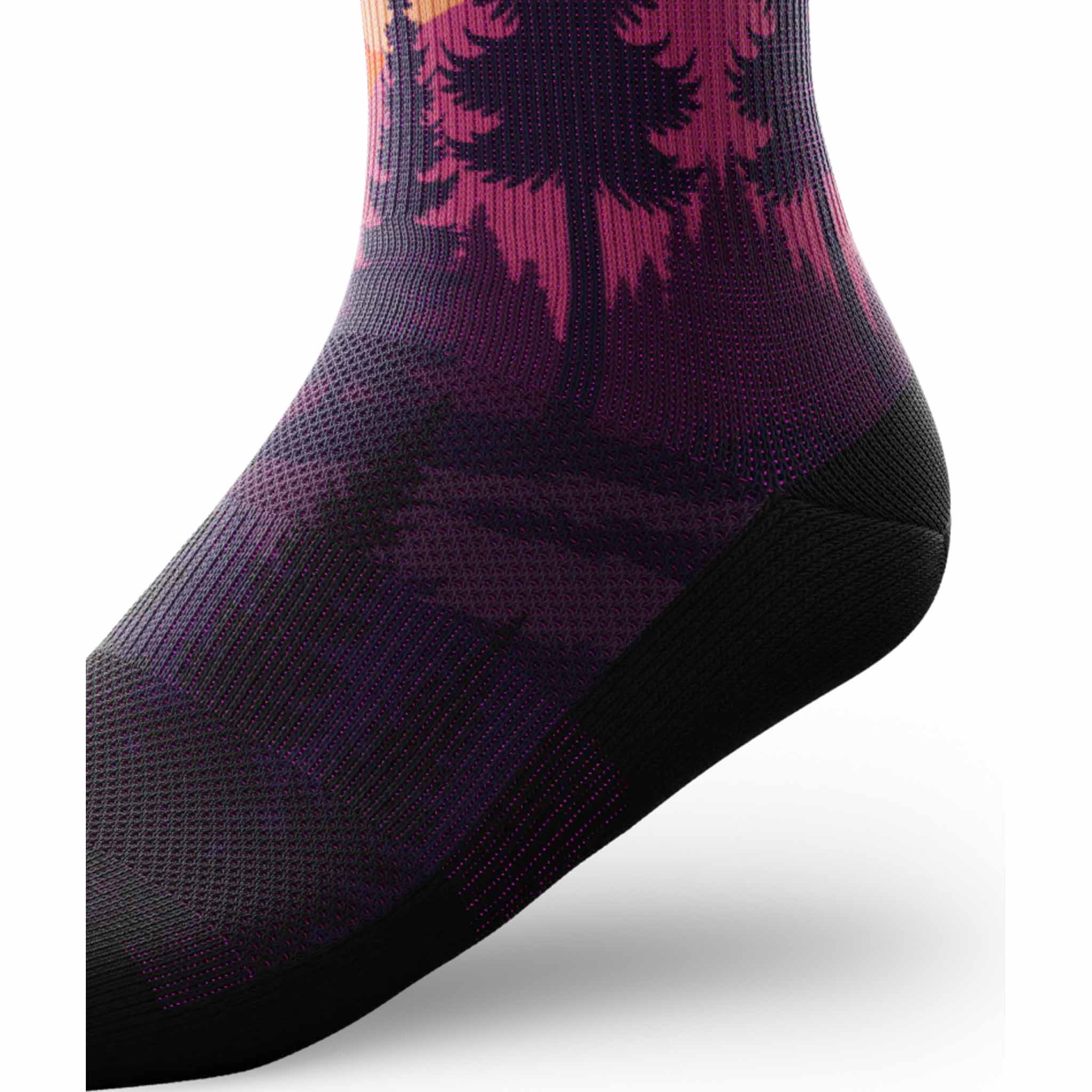 Outway Ski's The Limit Crew Chaussette de course à pied unisexe - Image 4