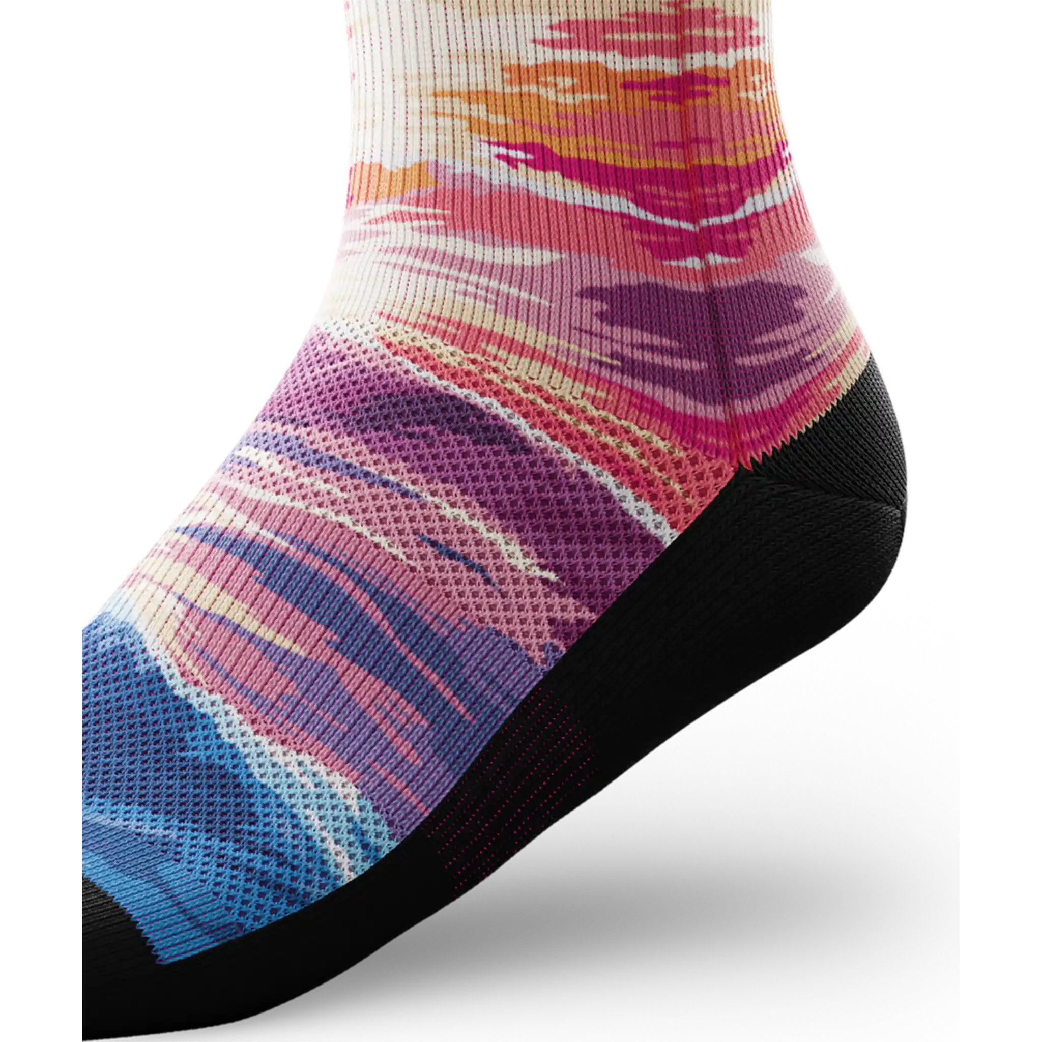 Outway Sunkissed Waves Crew Chaussette de course à pied unisexe - Image 5