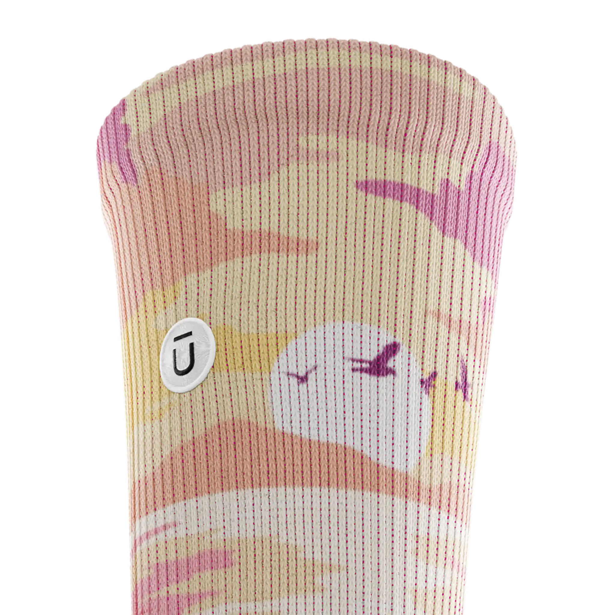 Outway Sunkissed Waves Crew Chaussette de course à pied unisexe - Image 6