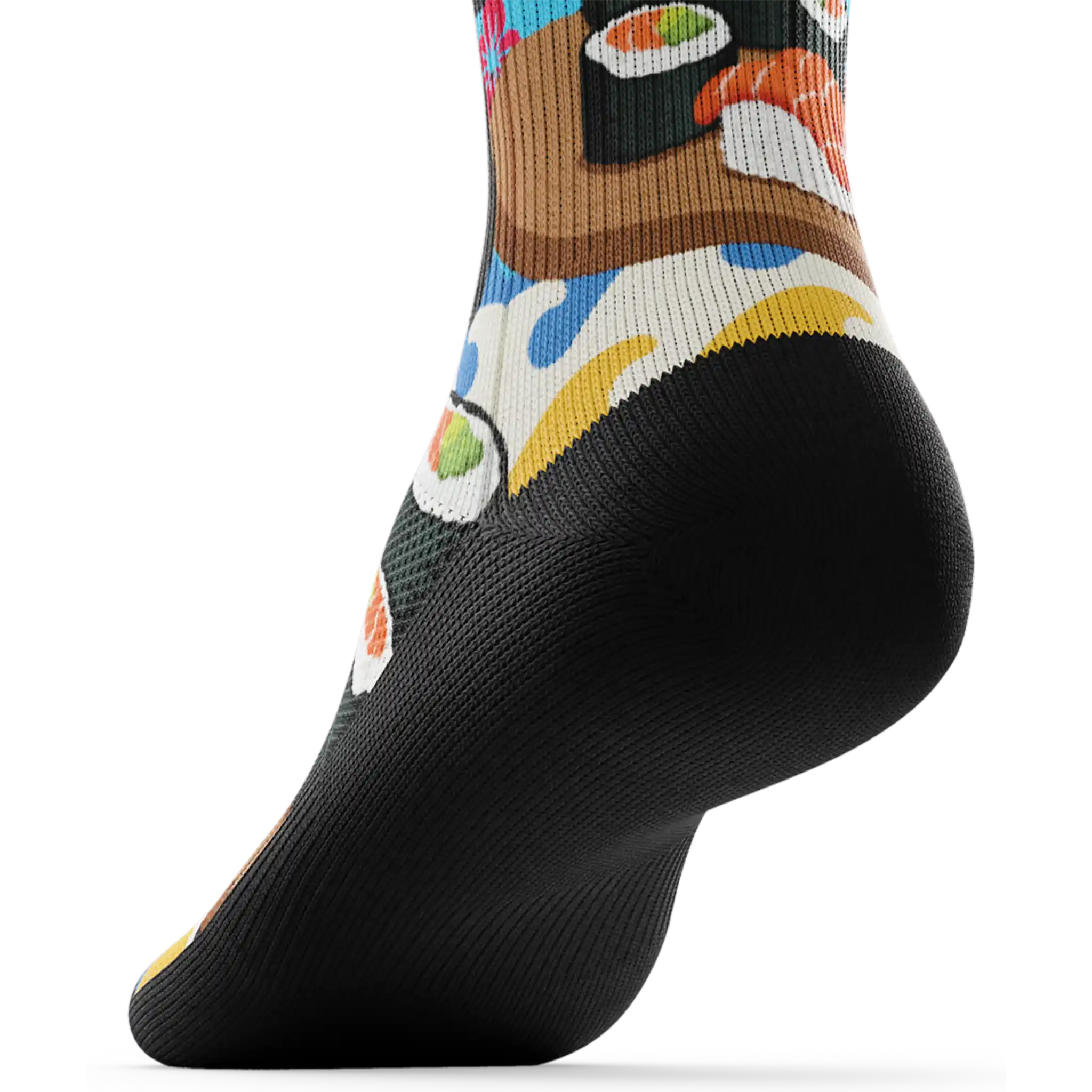 Outway Sushi Purrfection Crew Chaussette de course à pied unisexe - Image 3