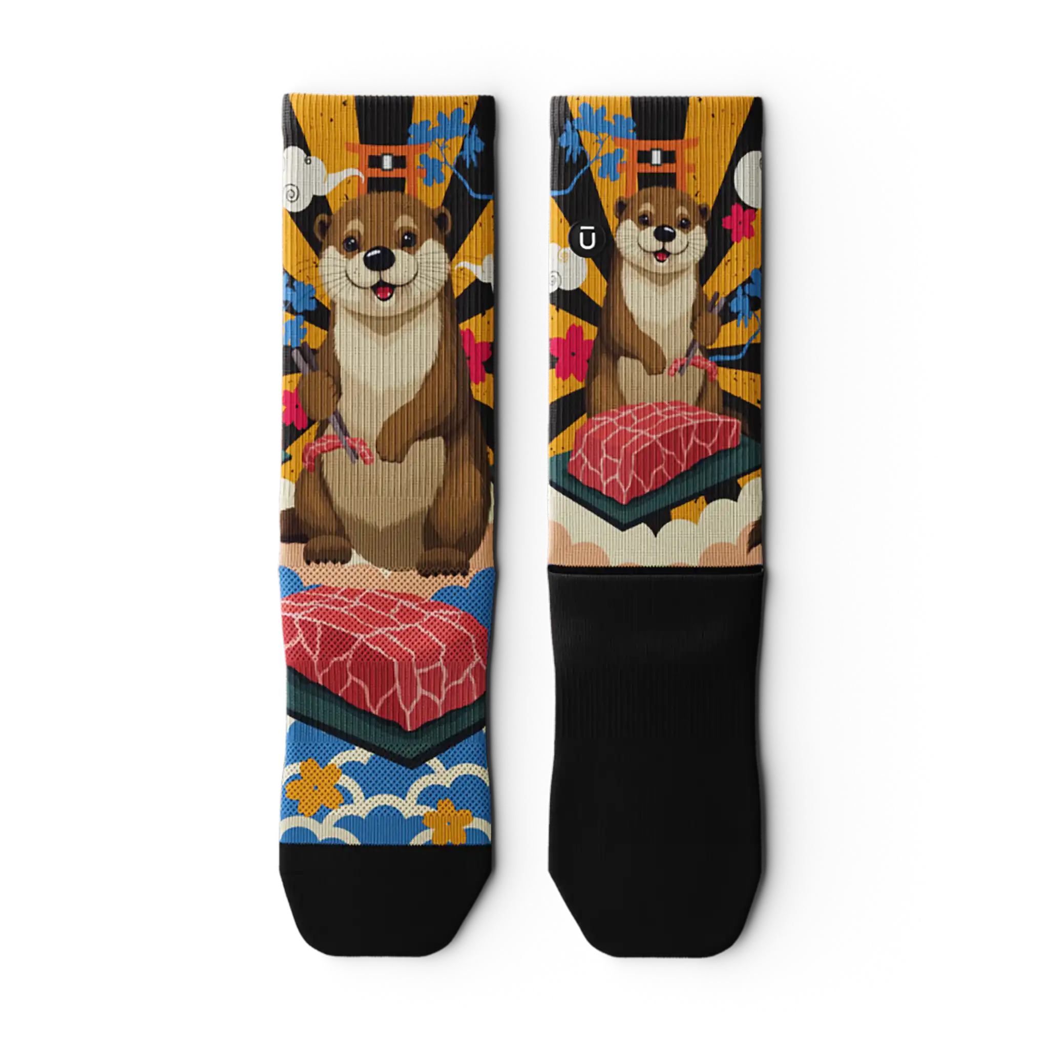 Outway Wagyu Waddle Crew Chaussette de course à pied unisexe - Image 2