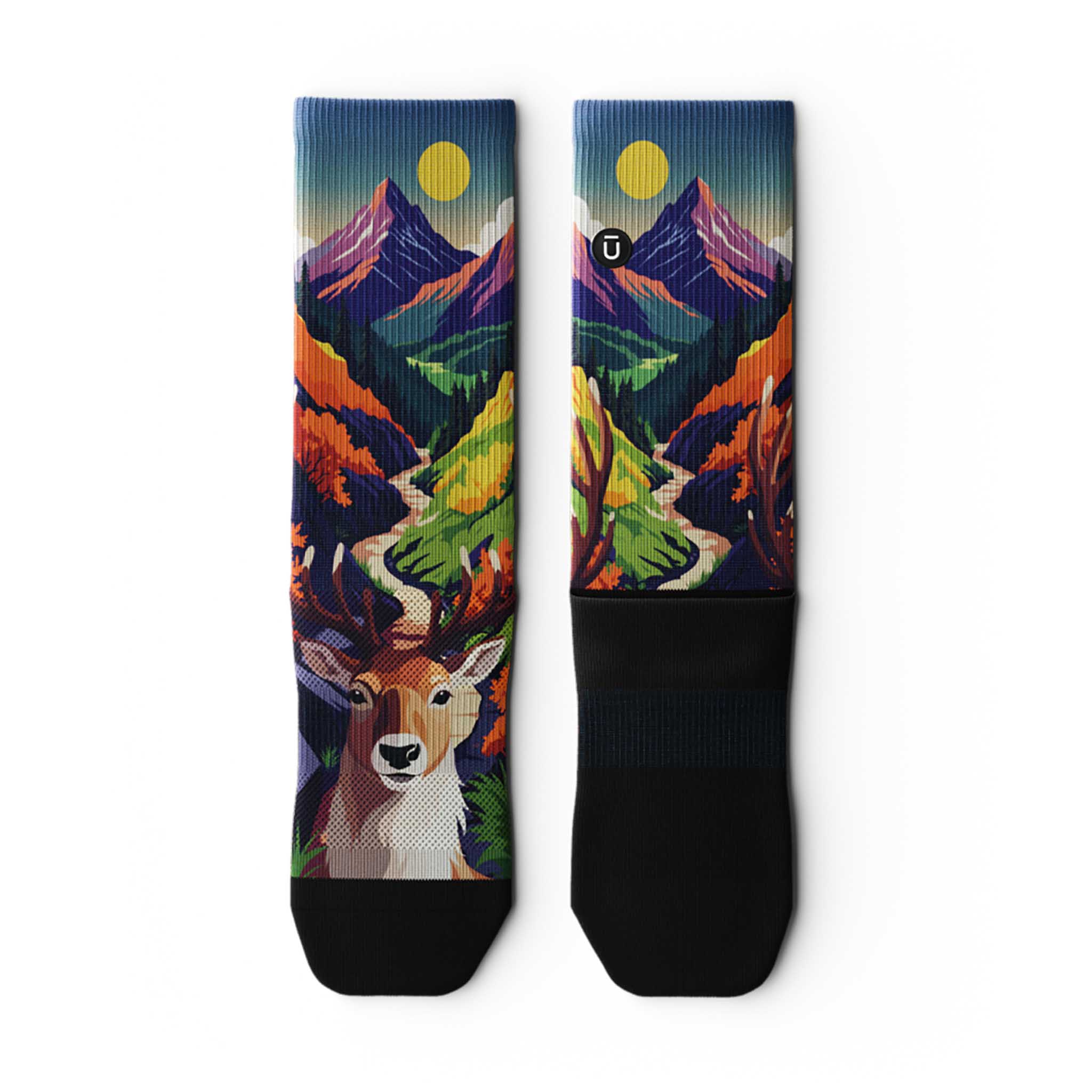 Outway Where Trails Begin Crew Chaussette de course à pied unisexe - Image 2