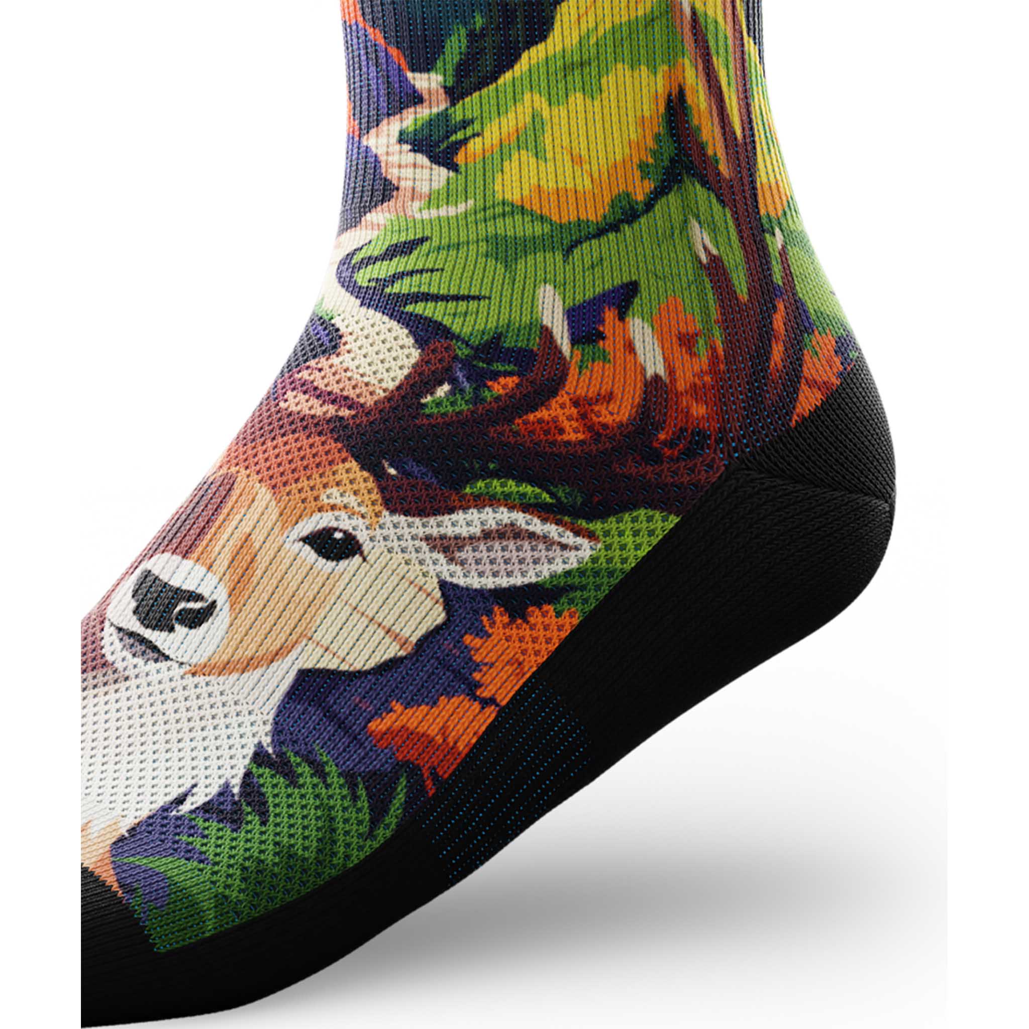 Outway Where Trails Begin Crew Chaussette de course à pied unisexe - Image 5