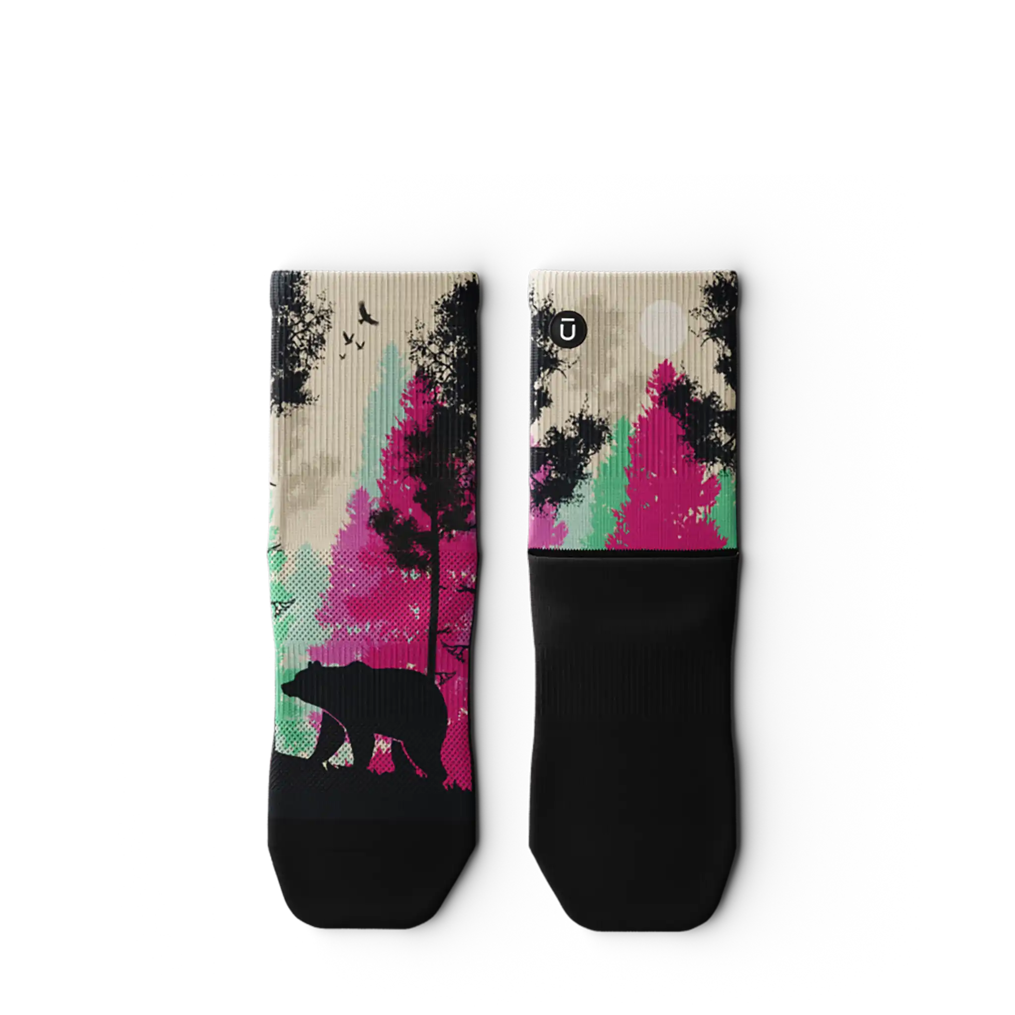 Outway Wild Spectrum Quarter Chaussette de course à pied unisexe - Image 2