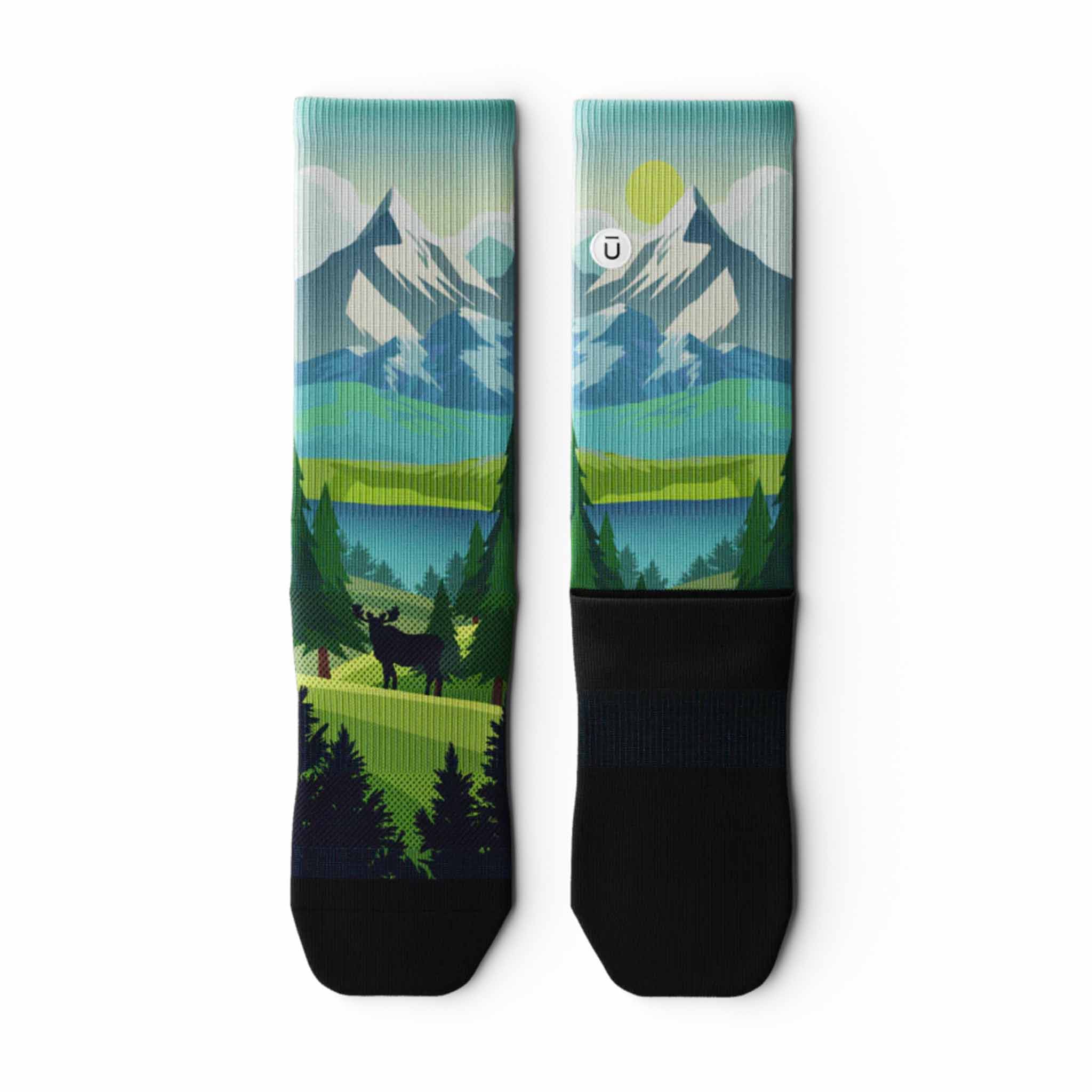 Outway Wilderness Crew Chaussette de course à pied unisexe - Image 2