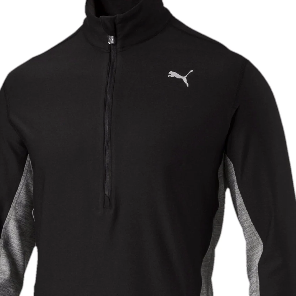 Puma 1/2 Zip chandail sport manches longues homme - Image 3