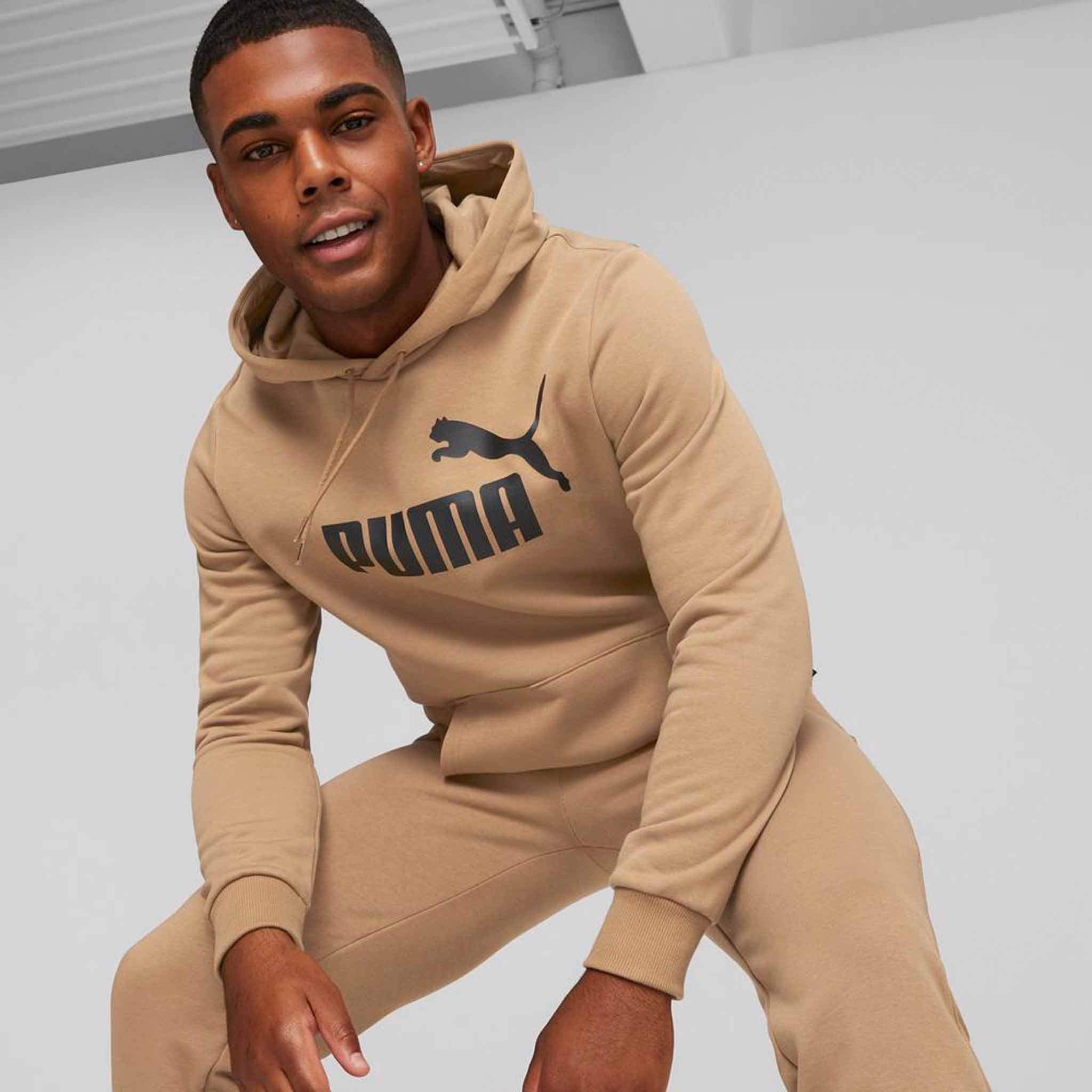 Puma Essential Big Logo Hoodie FL sweatshirt à capuchon molletonné pour homme - Image 3