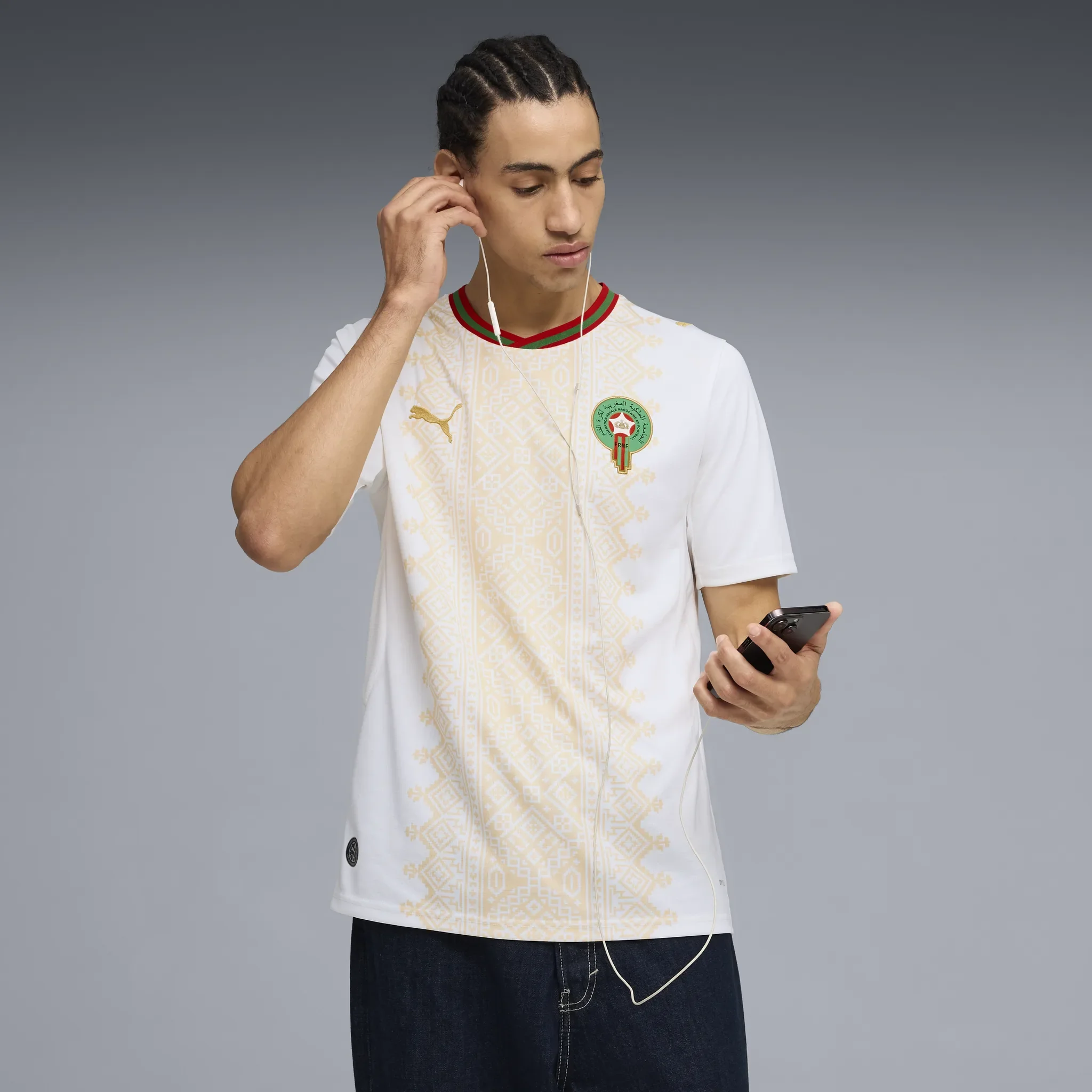 Puma Maroc FRMF Réplique maillot de soccer extérieur 2026 - Image 3