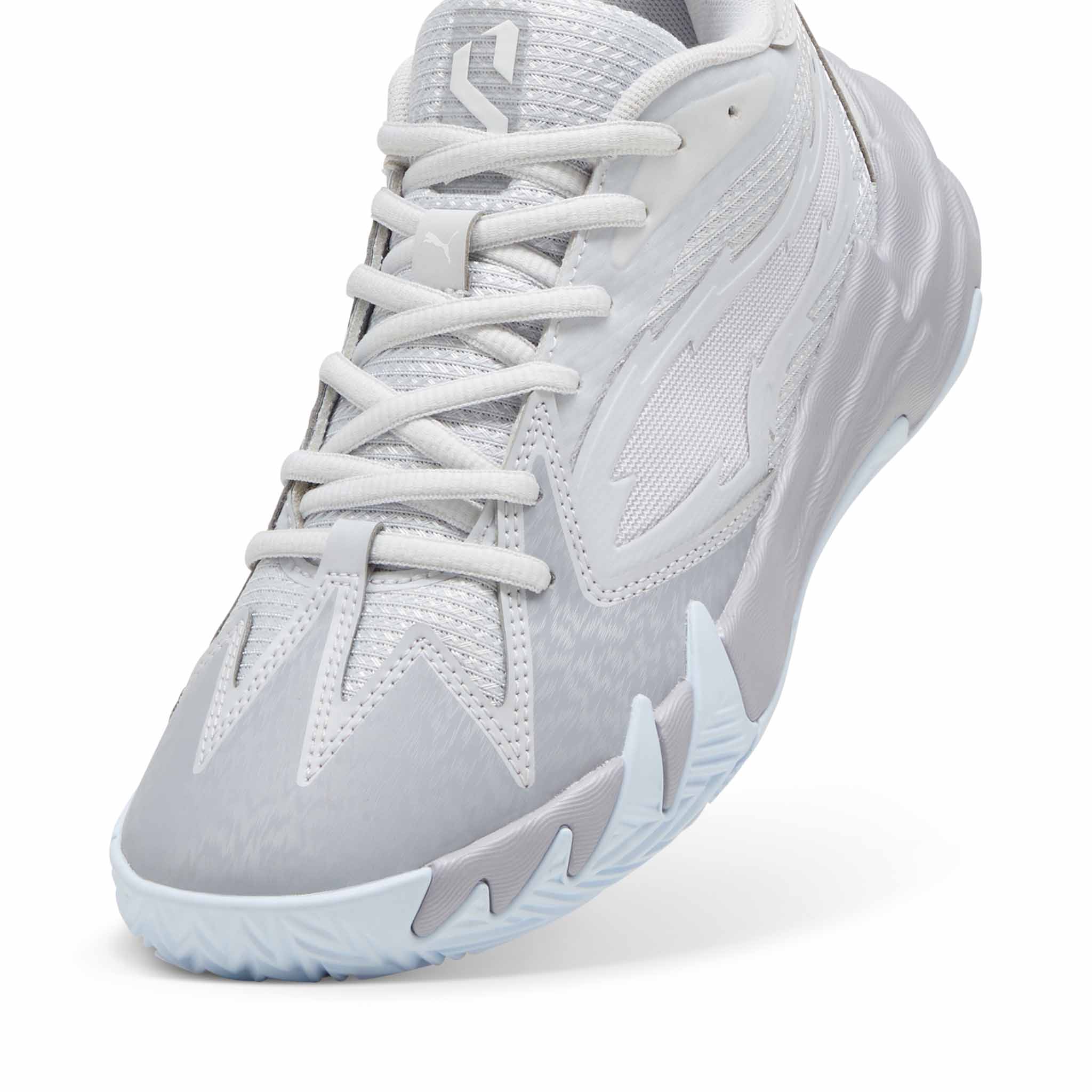 Puma Scoot Zero Grey Ice chaussures de basketball pour enfant - Image 5