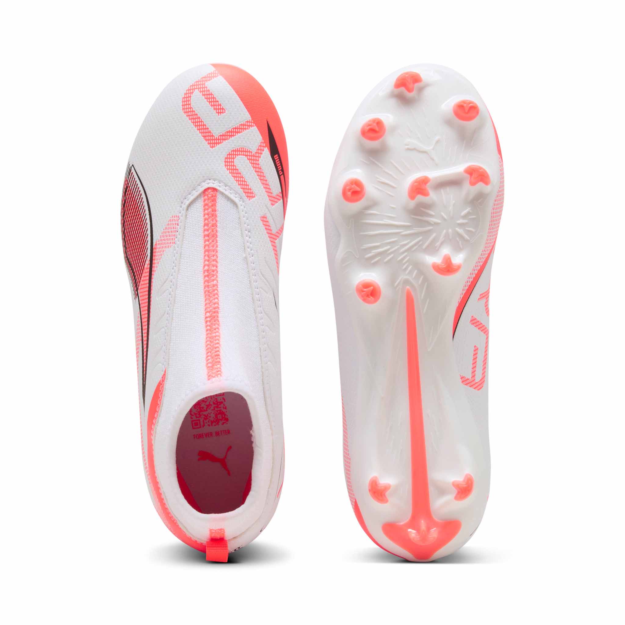Puma Ultra 5 Match+ LL FG/AG chaussures de soccer à crampons junior - Image 5