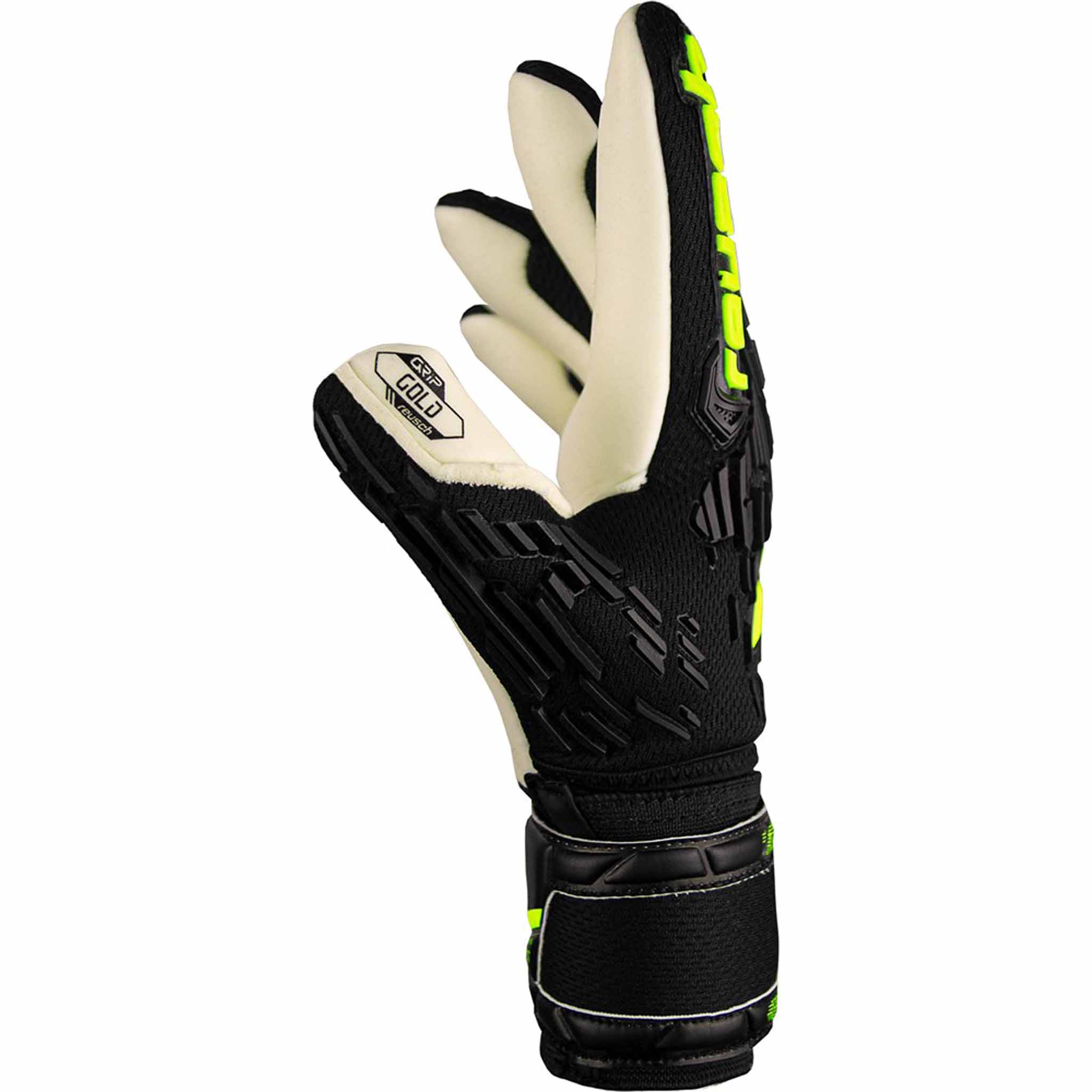 Reusch Attrakt Freegel Gold Finger Support junior gants de gardien de soccer - Image 3