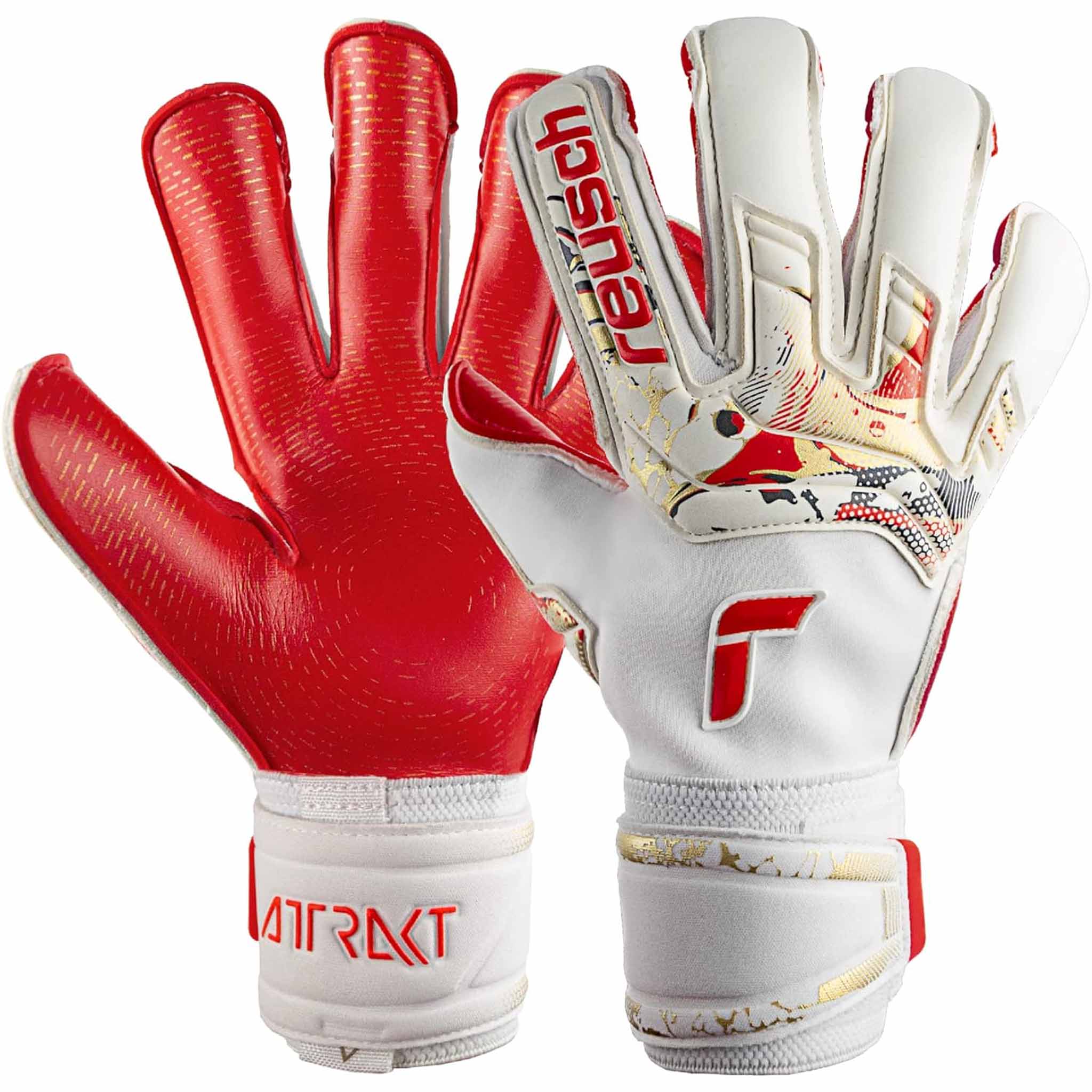 Reusch Attrakt Gold X Glue Print Ortho-Tec gants de gardien de but