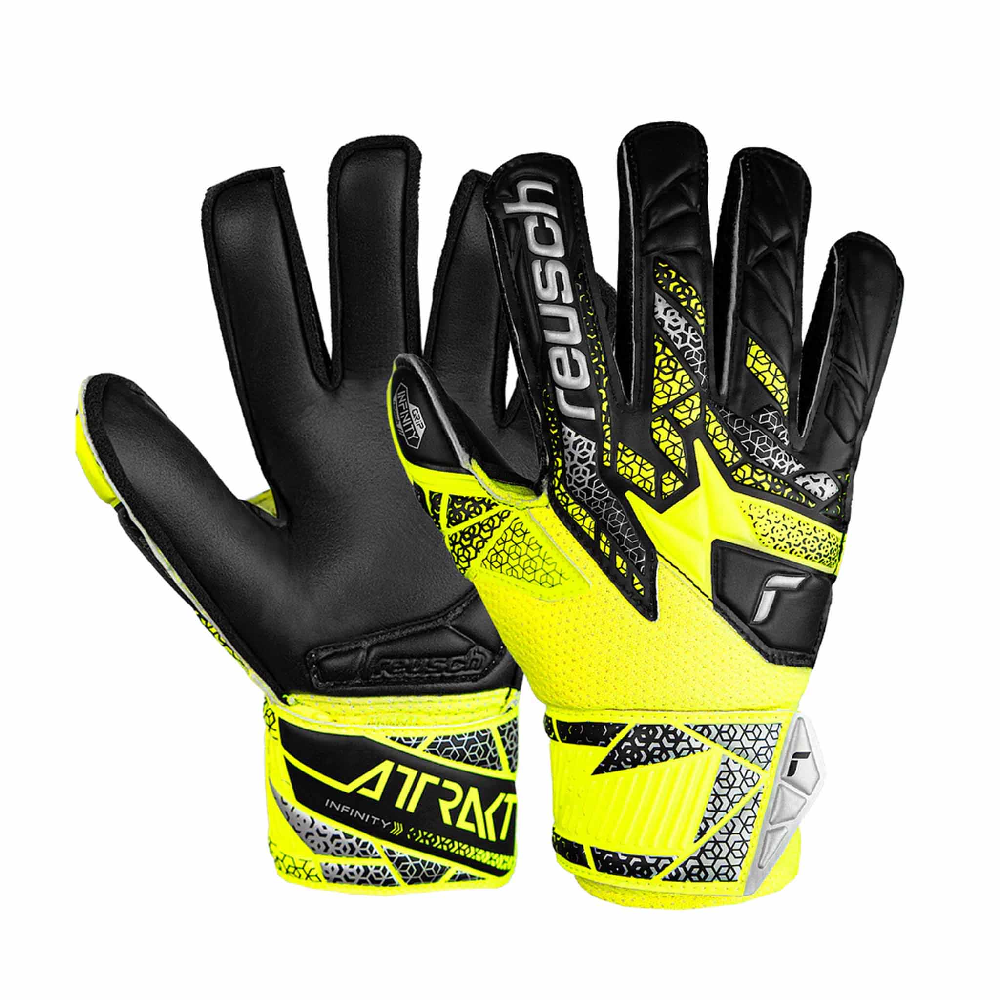 Reusch Attrakt Infinity Finger Support Junior gants de gardien de soccer - Image 4