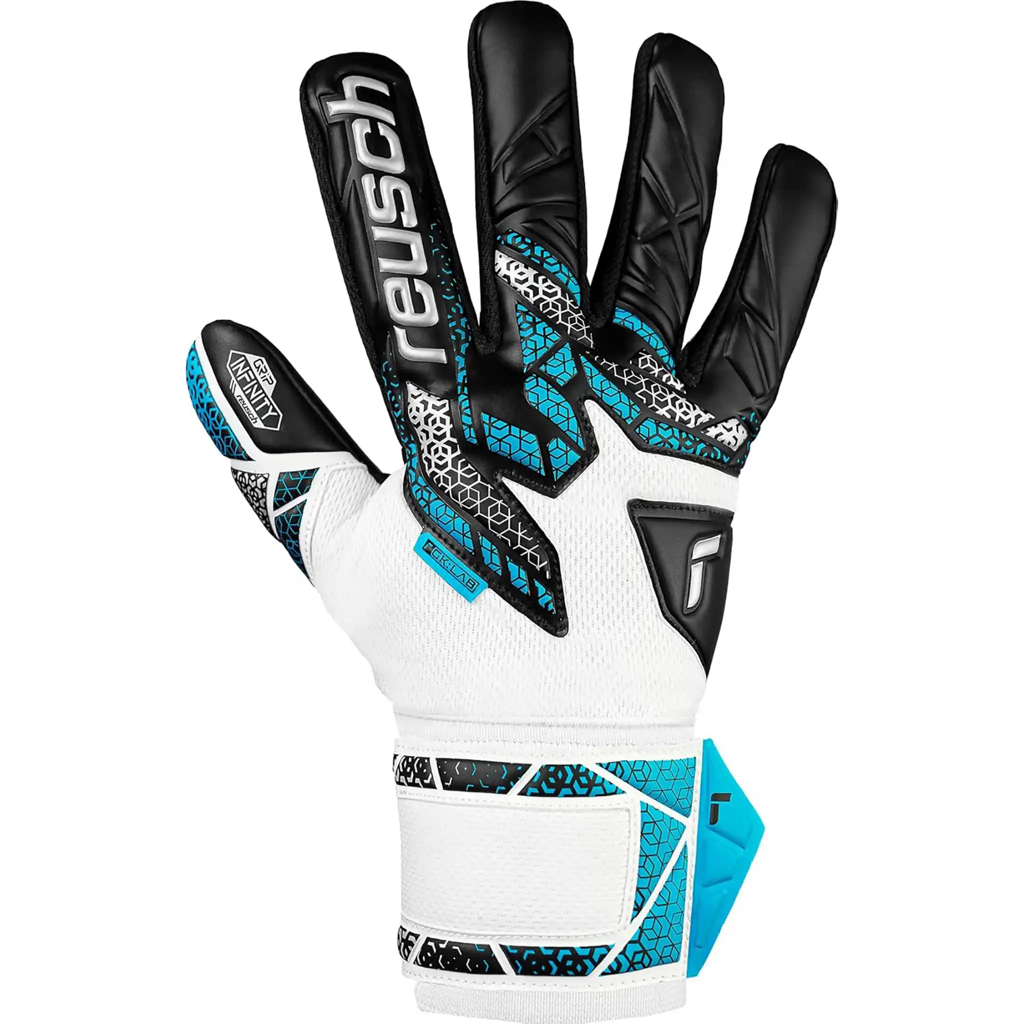 Reusch Attrakt Silver NC Finger Support gants de gardien de soccer