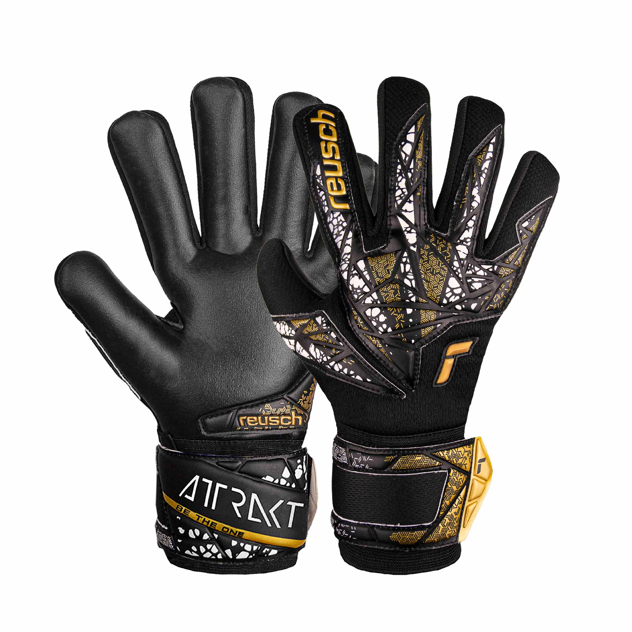 Reusch Attrakt Silver NC Finger Support junior gants de gardien de soccer - Image 2