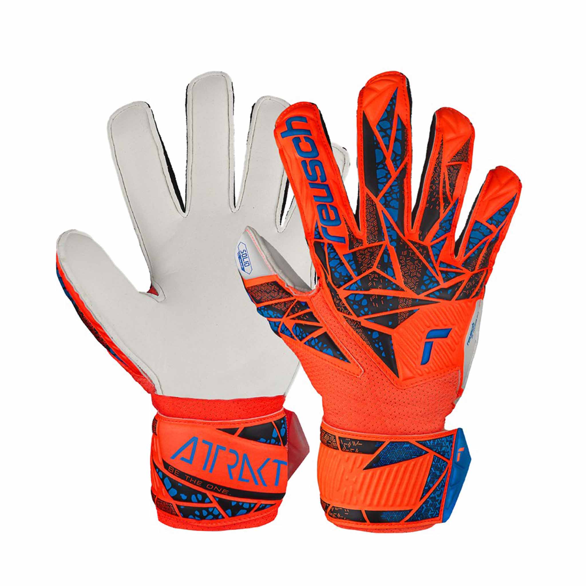 Reusch Attrakt Solid Finger Support junior gants de gardien de soccer - Image 2