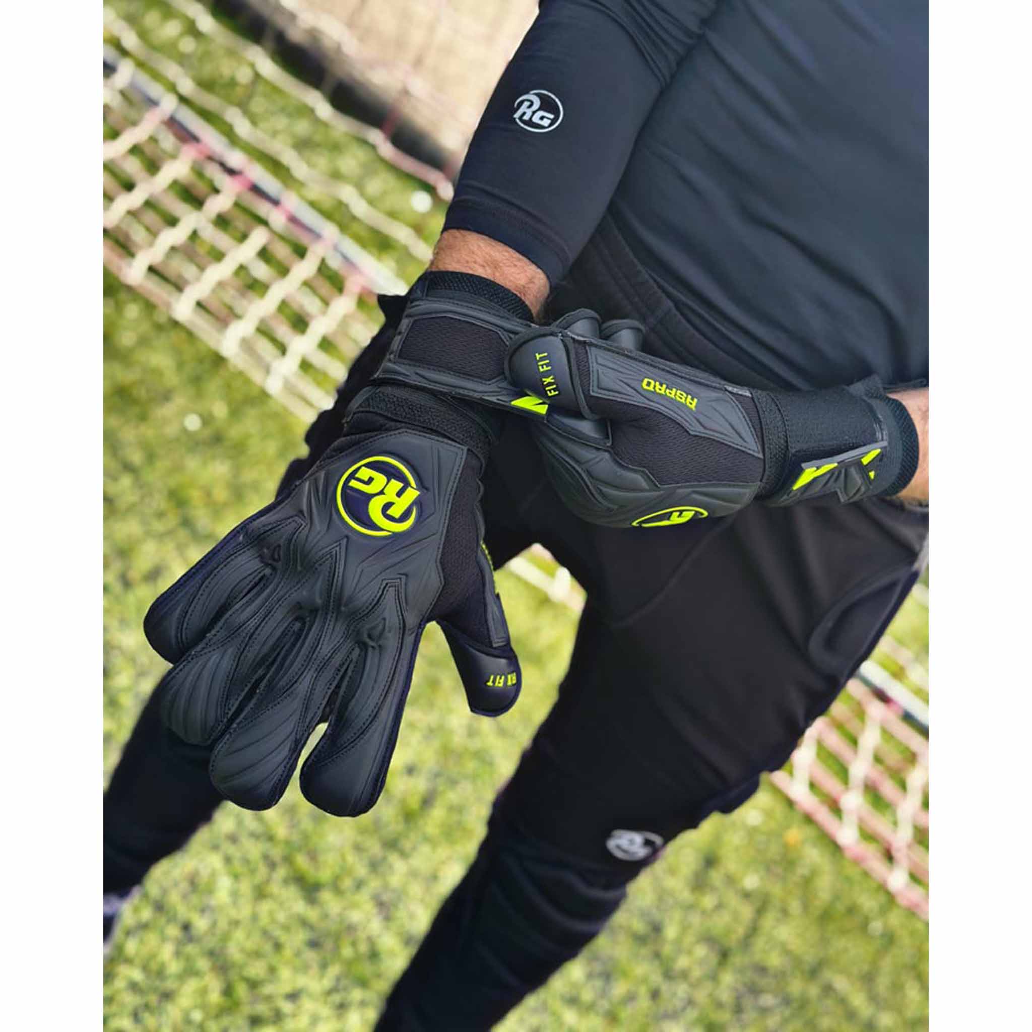 RG Aspro Blackout gants de gardien de but de soccer - Image 11