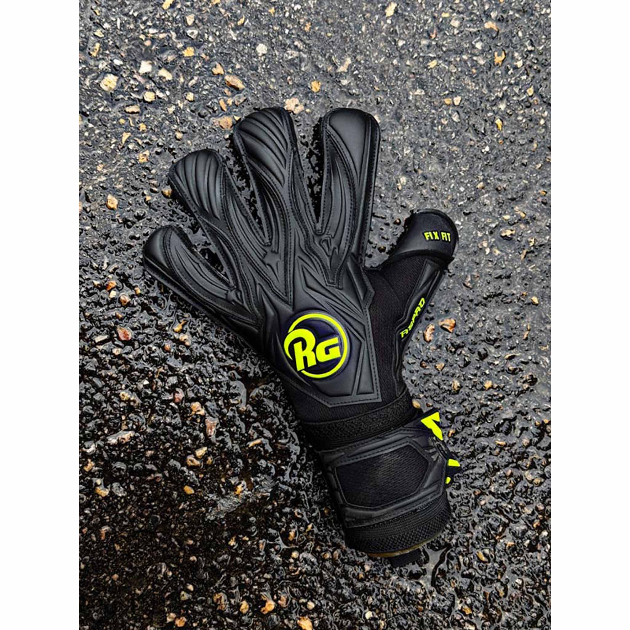 RG Aspro Blackout gants de gardien de but de soccer - Image 8