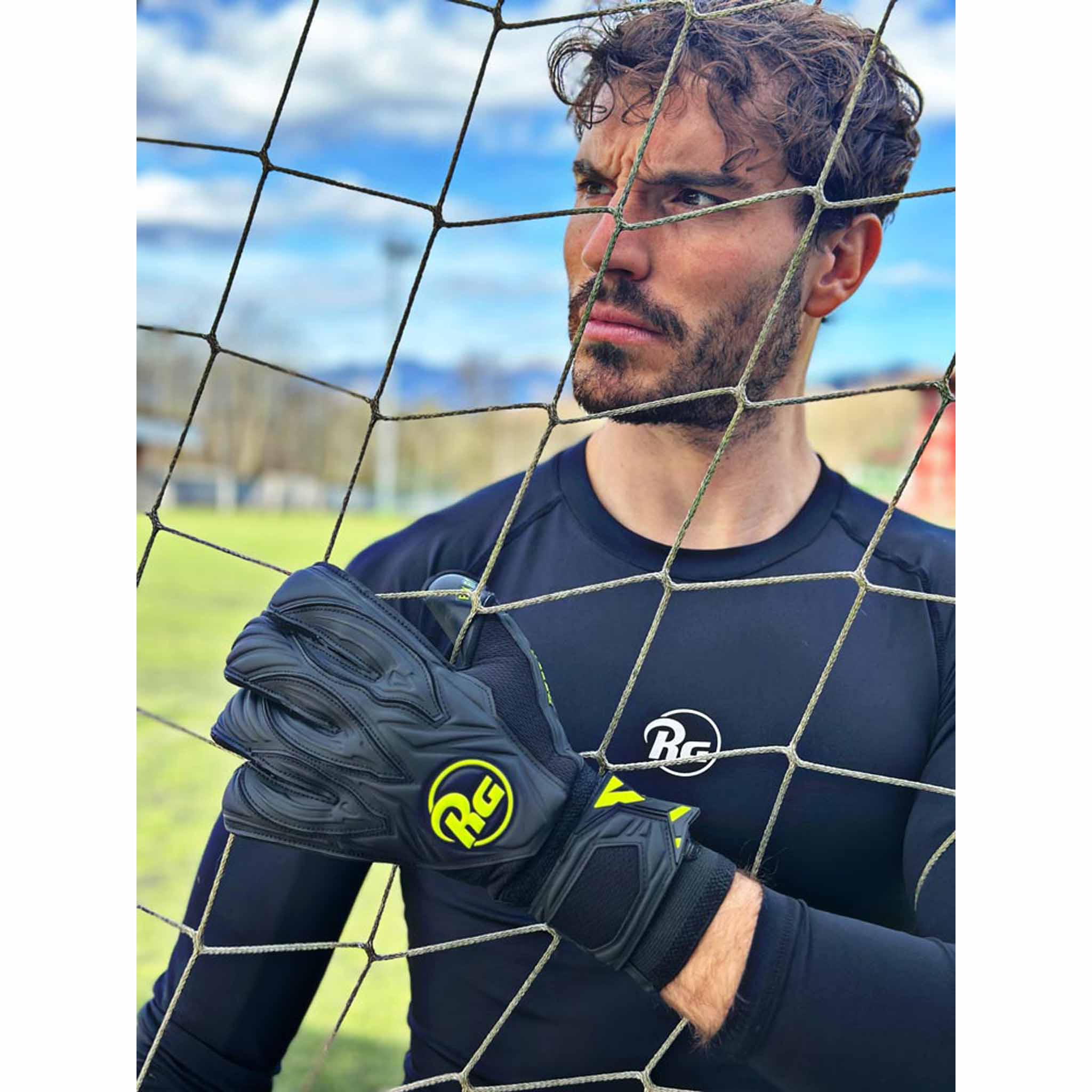 RG Aspro Blackout gants de gardien de but de soccer - Image 9