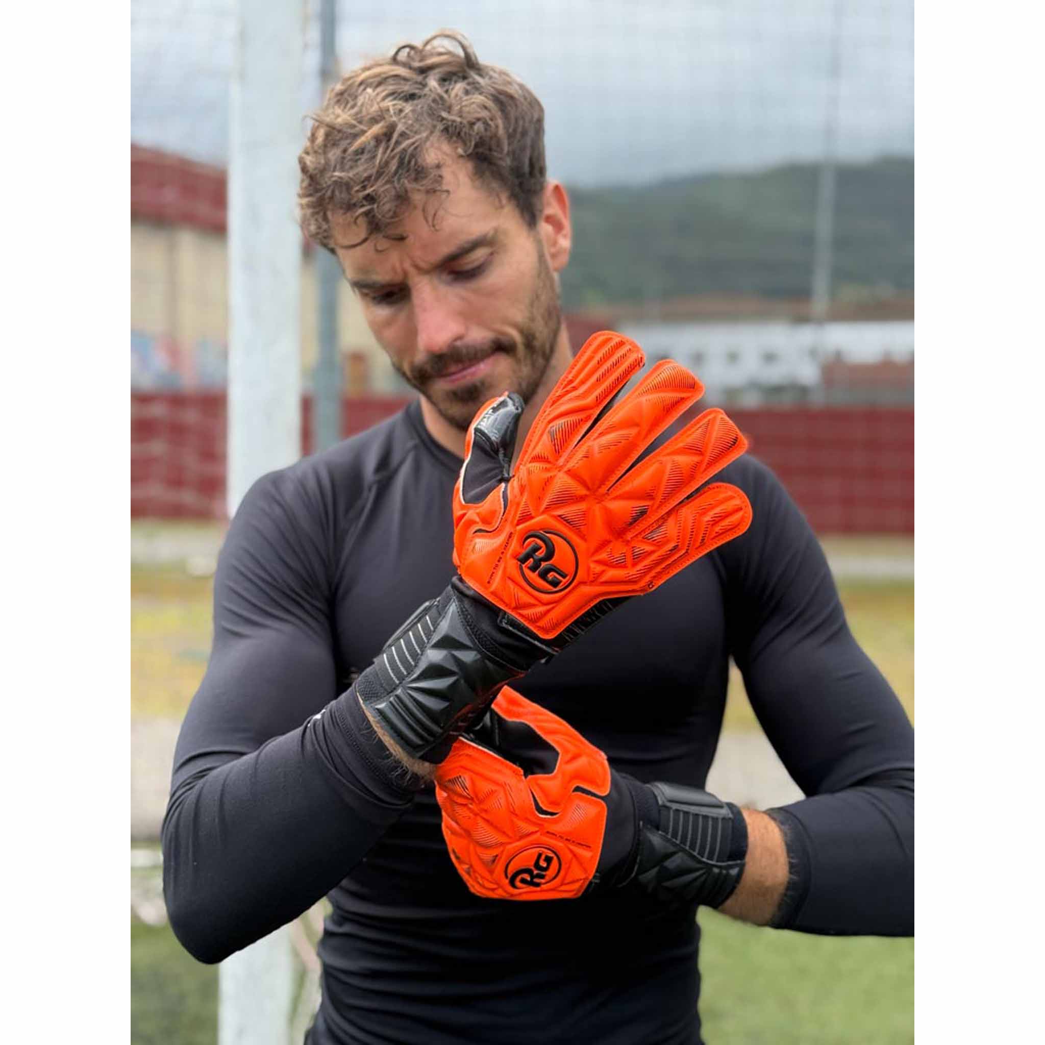 RG Goalkeeper Gloves Aegix gants de gardien de but de soccer - Image 9