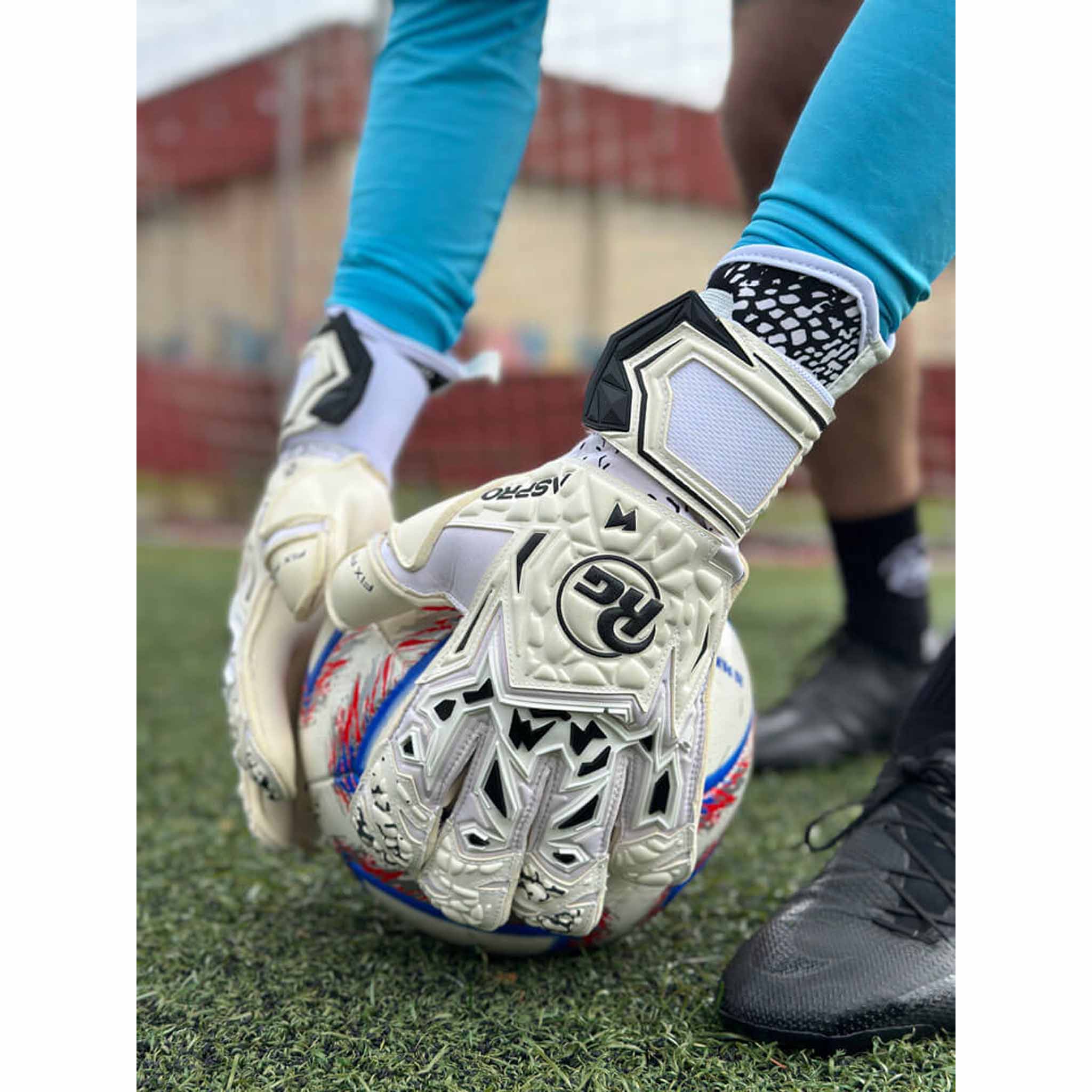 RG Goalkeeper Gloves Aspro gants de gardien de but de soccer - Image 6