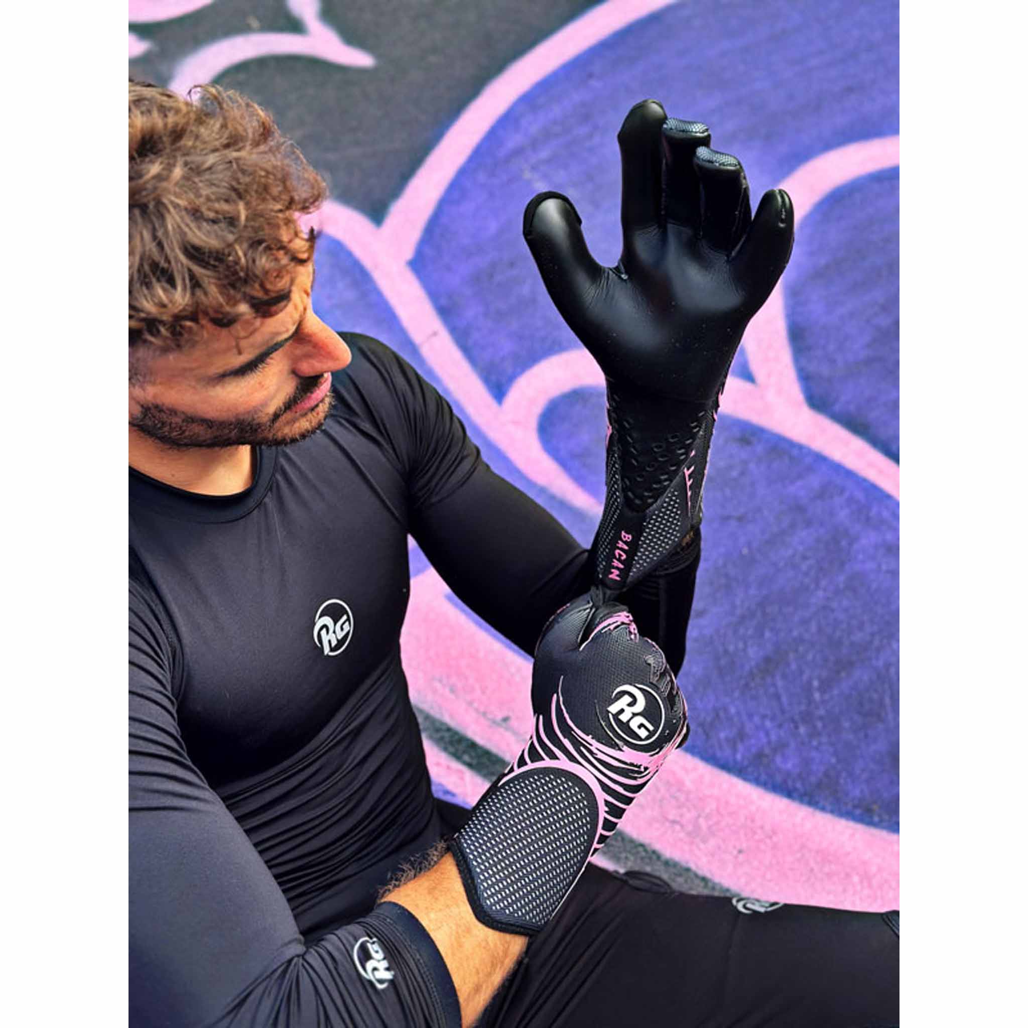 RG Goalkeeper Gloves Bacan CHR Édition Limitée gants de gardien de but - Image 12