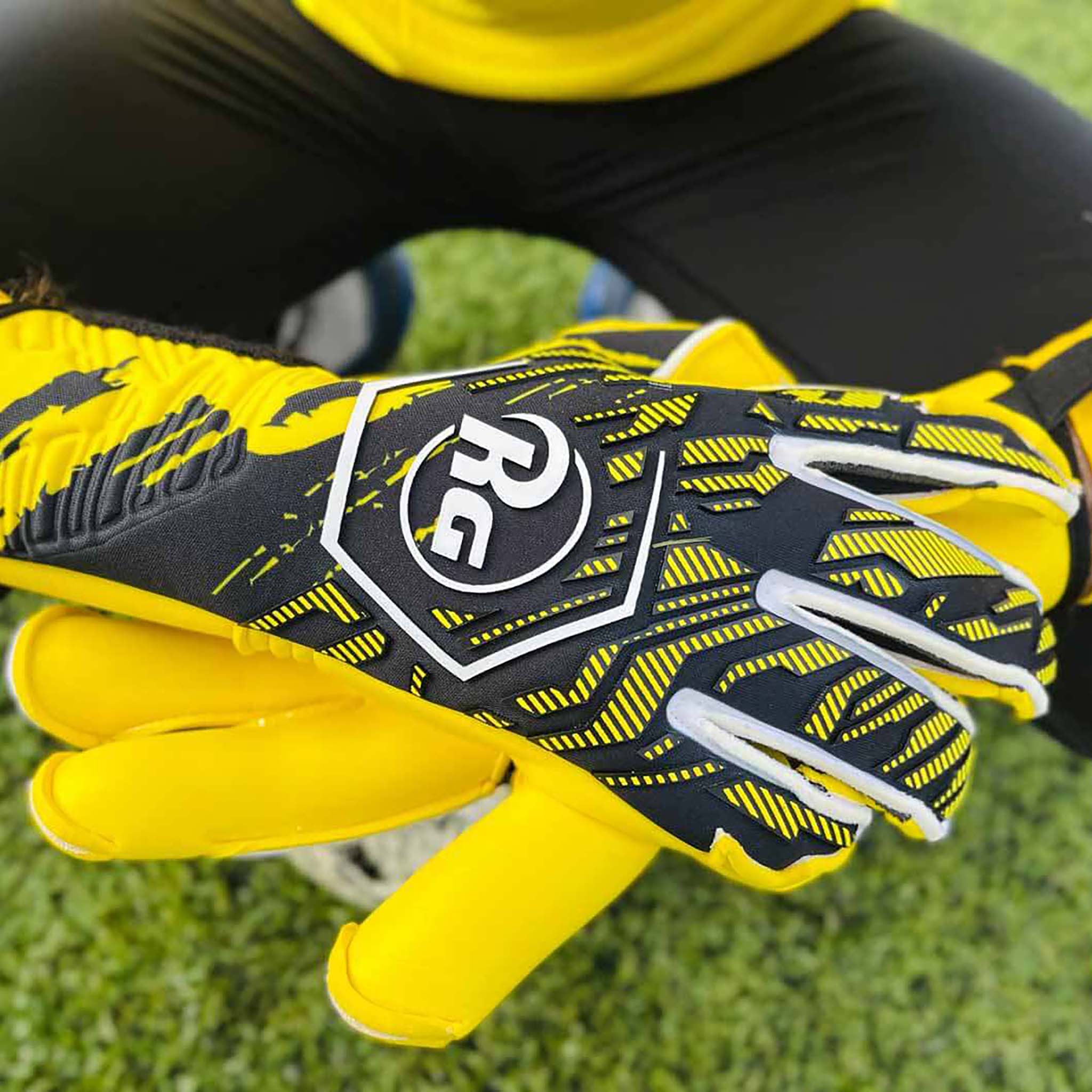 RG Goalkeeper Gloves Bacan gants de gardien de but de soccer - Image 17