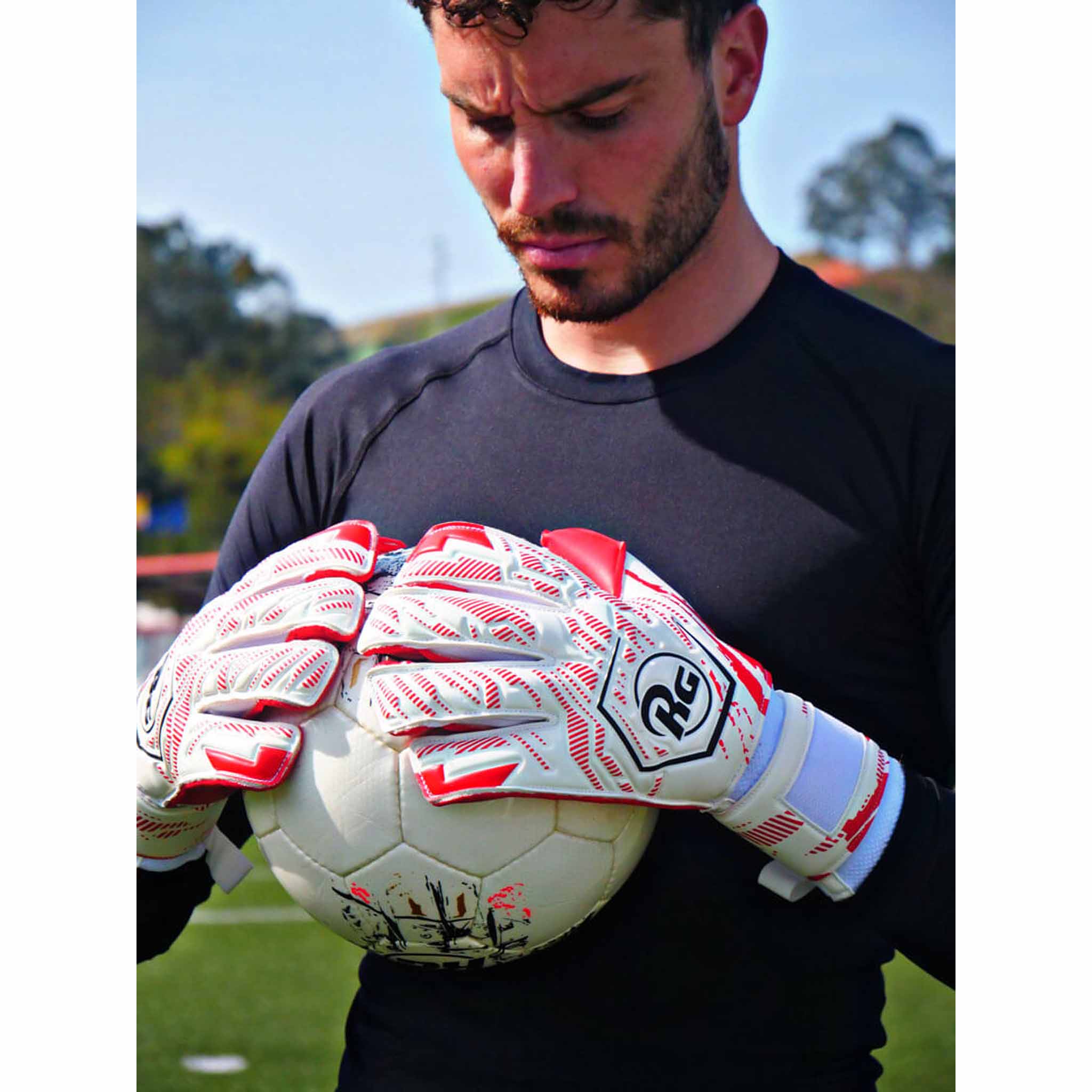 RG Goalkeeper Gloves Bacan Replica gants de gardien de but de soccer - Image 5