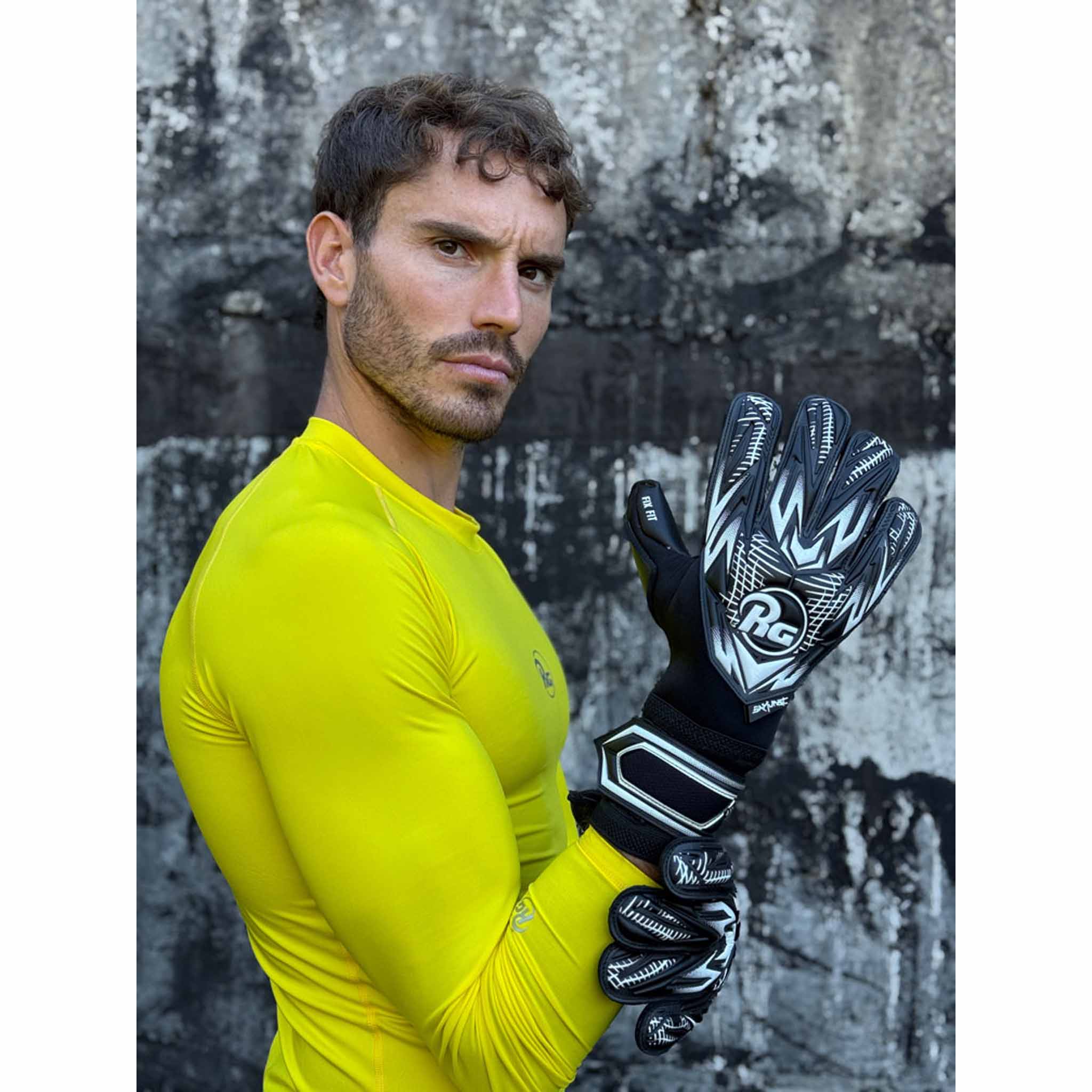 RG Goalkeeper Gloves Samurai Blackout CHR gants de gardien de but de soccer - Image 8