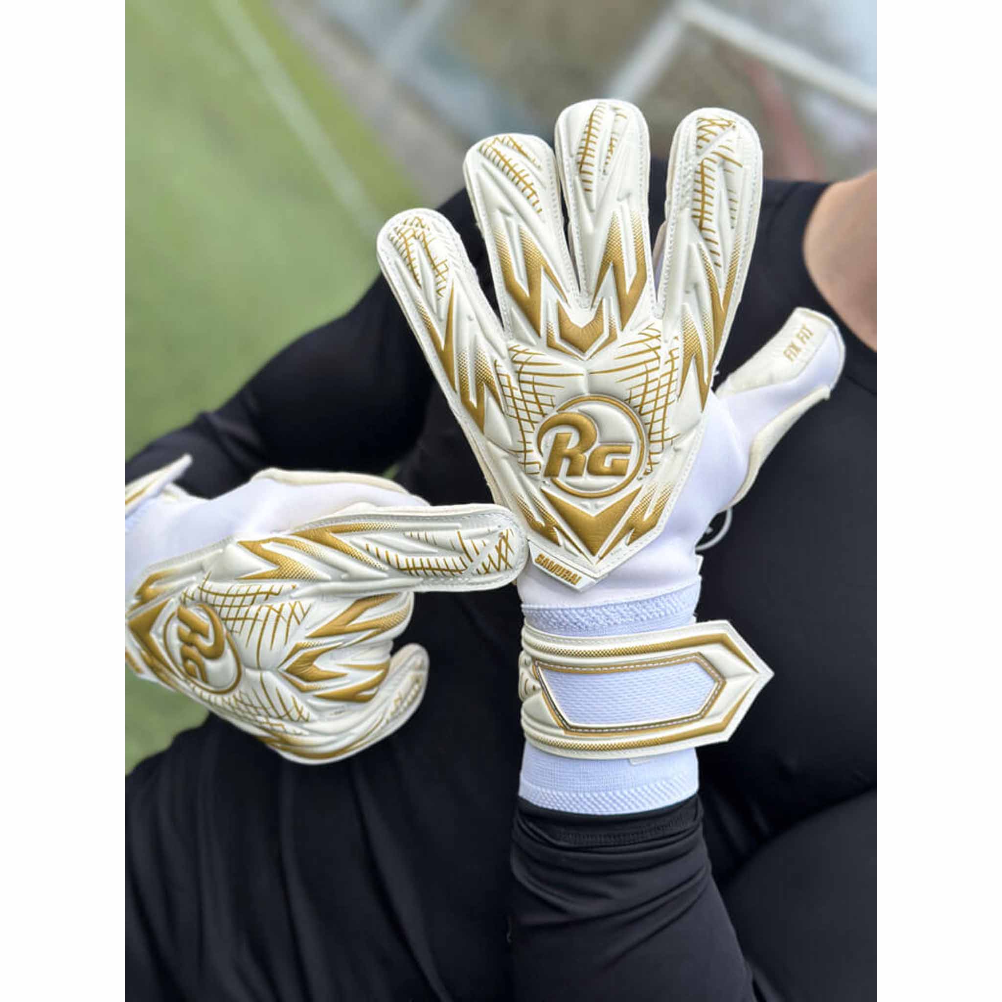 RG Goalkeeper Gloves Samurai gants de gardien de but de soccer - Image 13