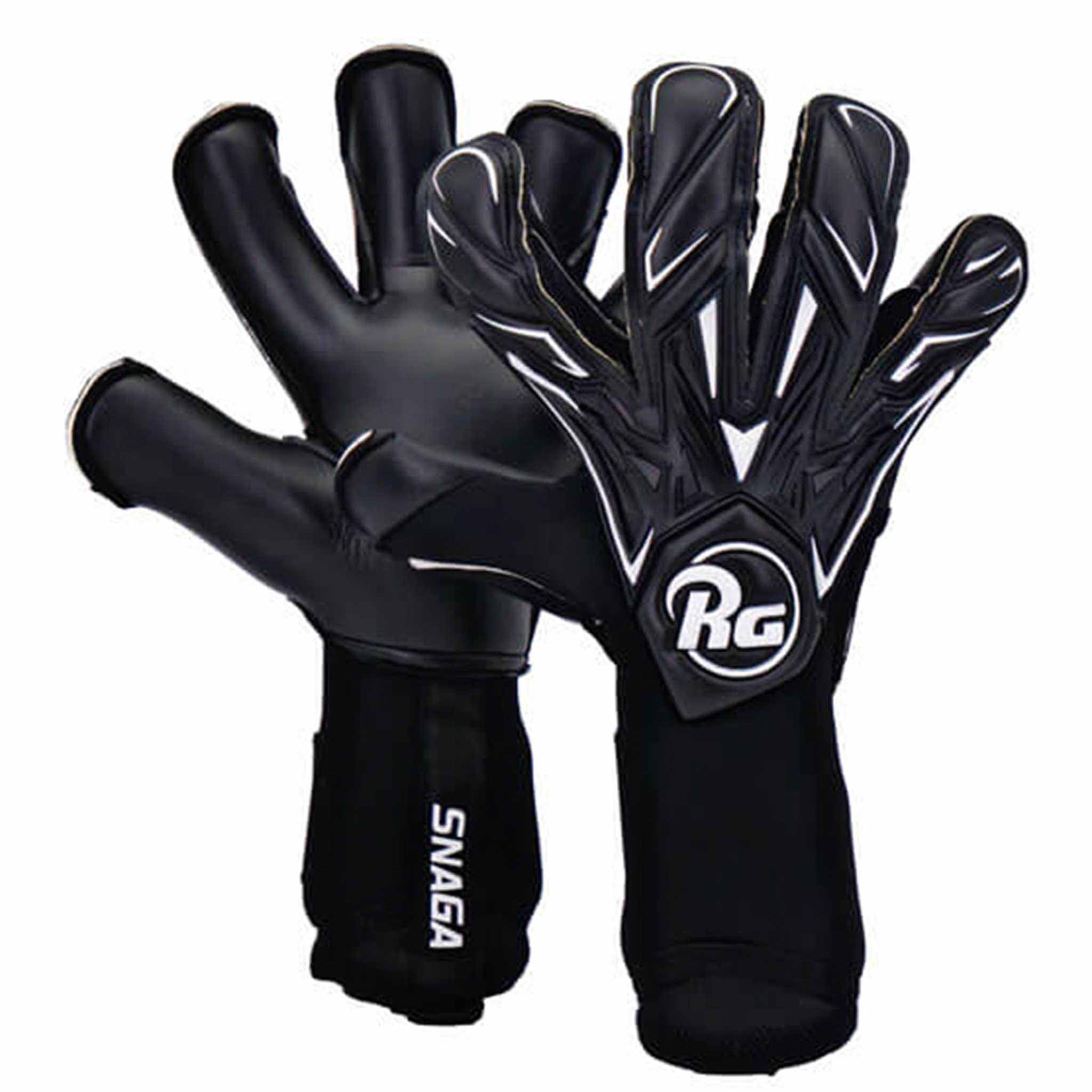 RG Goalkeeper Gloves Snaga Black gants de gardien de but de soccer