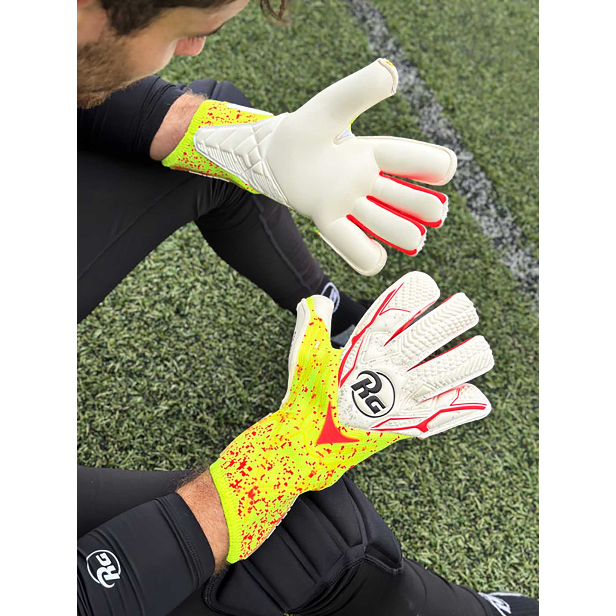 RG Goalkeeper gloves Zima gants de gardien de but de soccer - Image 5