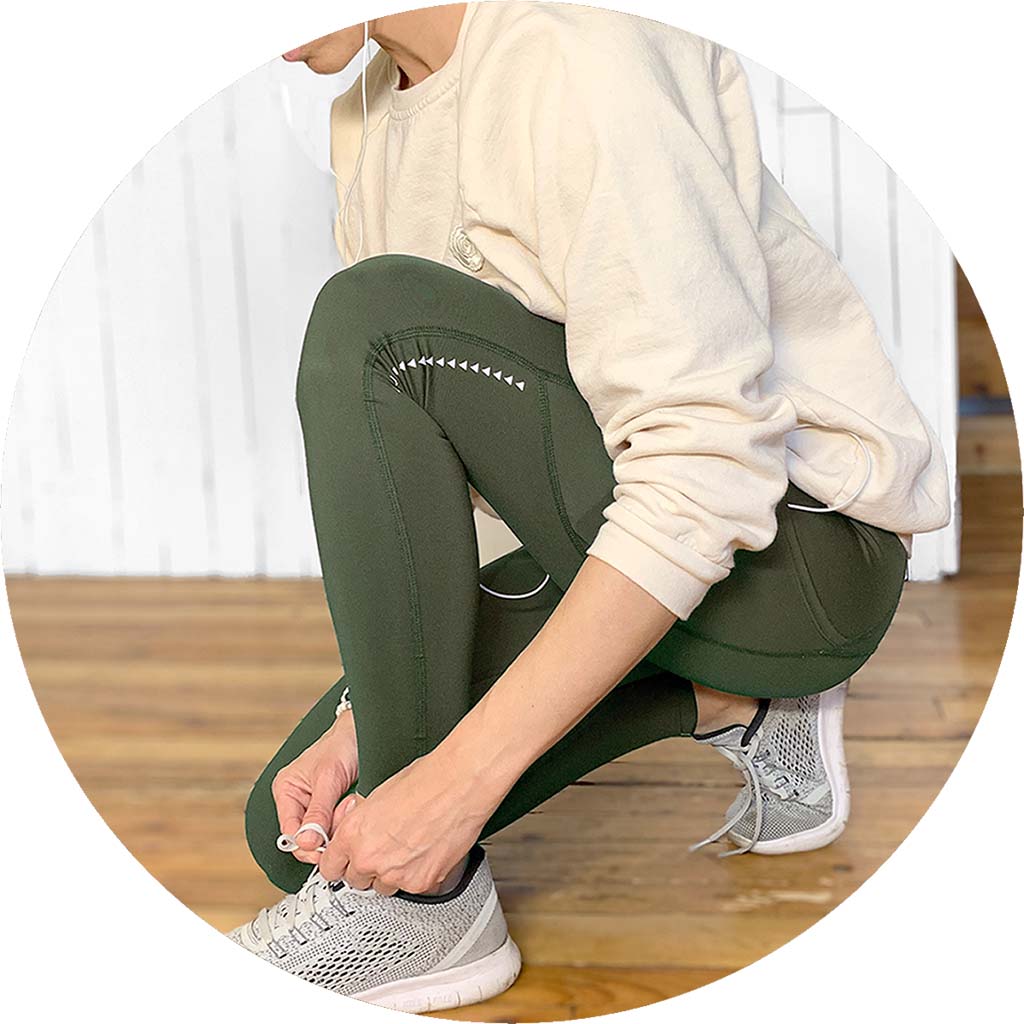 Rose Buddha leggings taille-haute de course a pied - Image 10