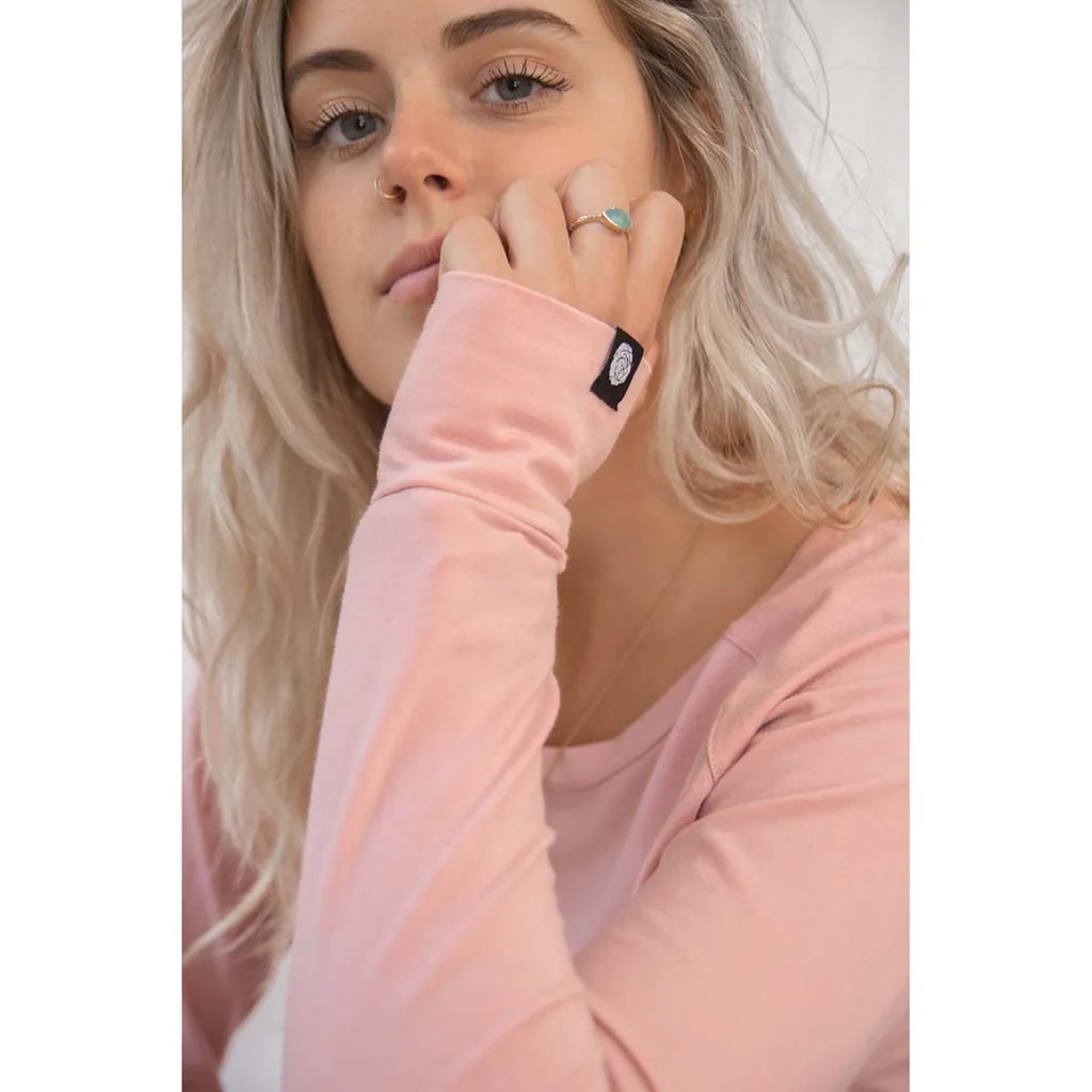 Rose Buddha Confo chandail manches longues pour femme - Image 19
