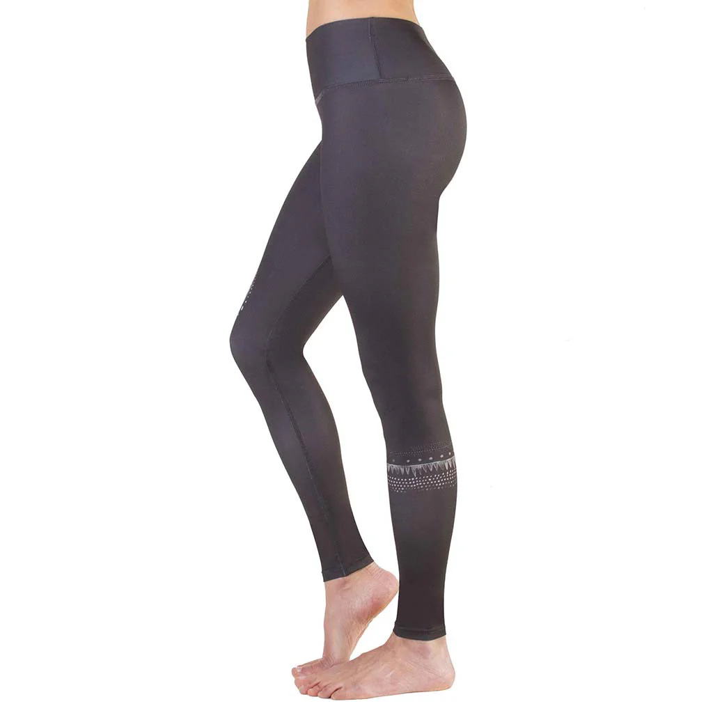 Rose Buddha legging de yoga hamsa fleuri - Image 12