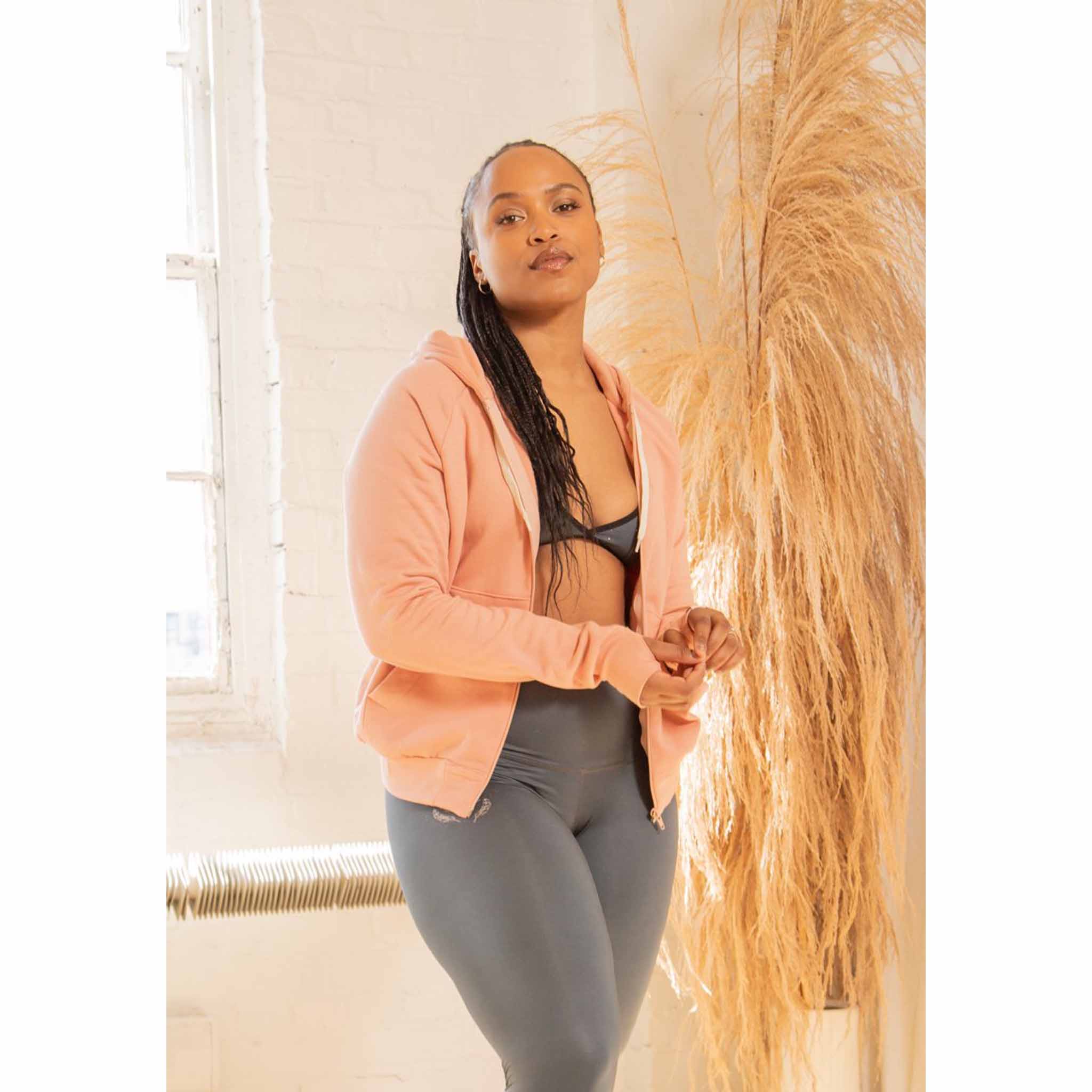 Rose Buddha Road Trip Hoodie veste à capuchon pour femme