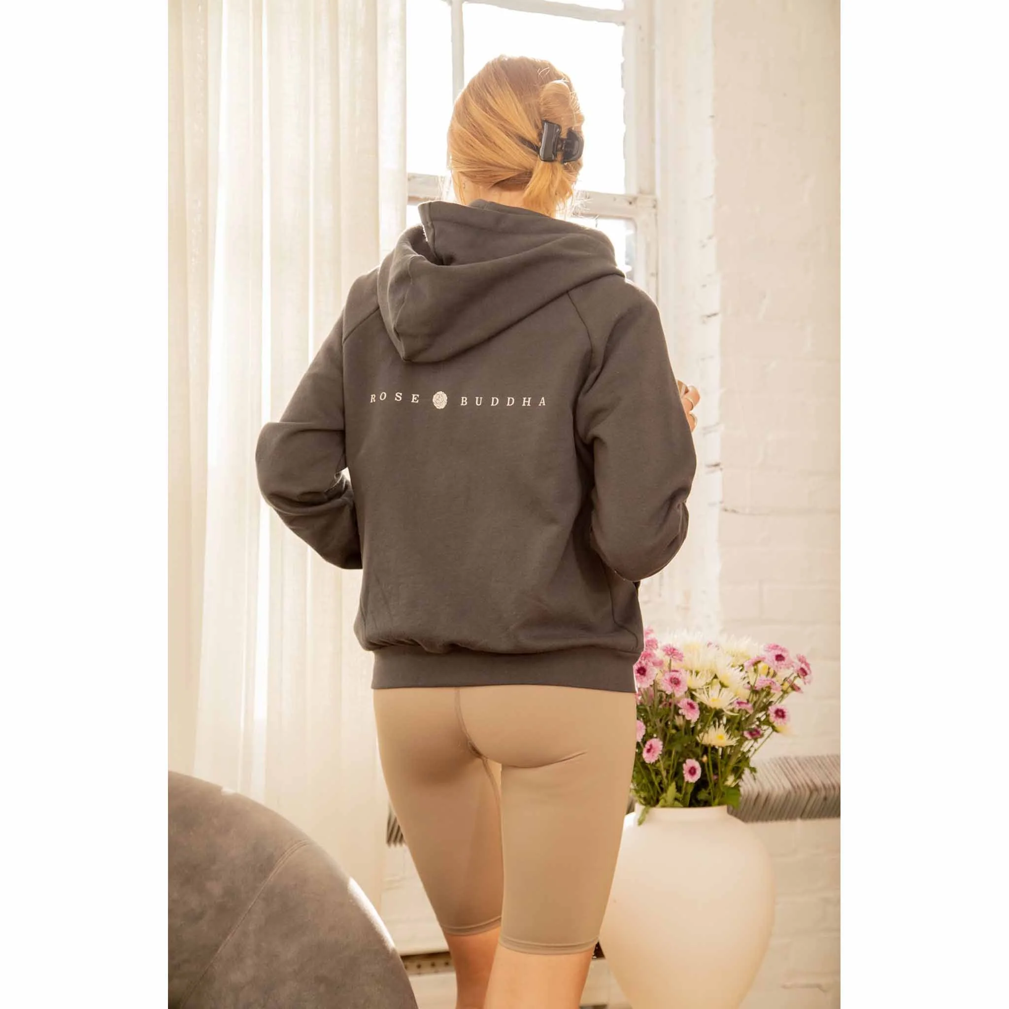 Rose Buddha Road Trip Hoodie veste à capuchon pour femme - Image 5