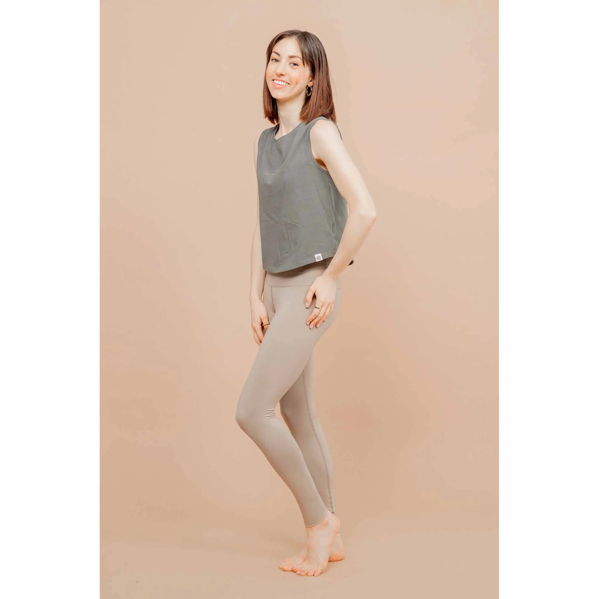 Rose Buddha Solstice leggings de yoga taille haute pour femme - Image 3