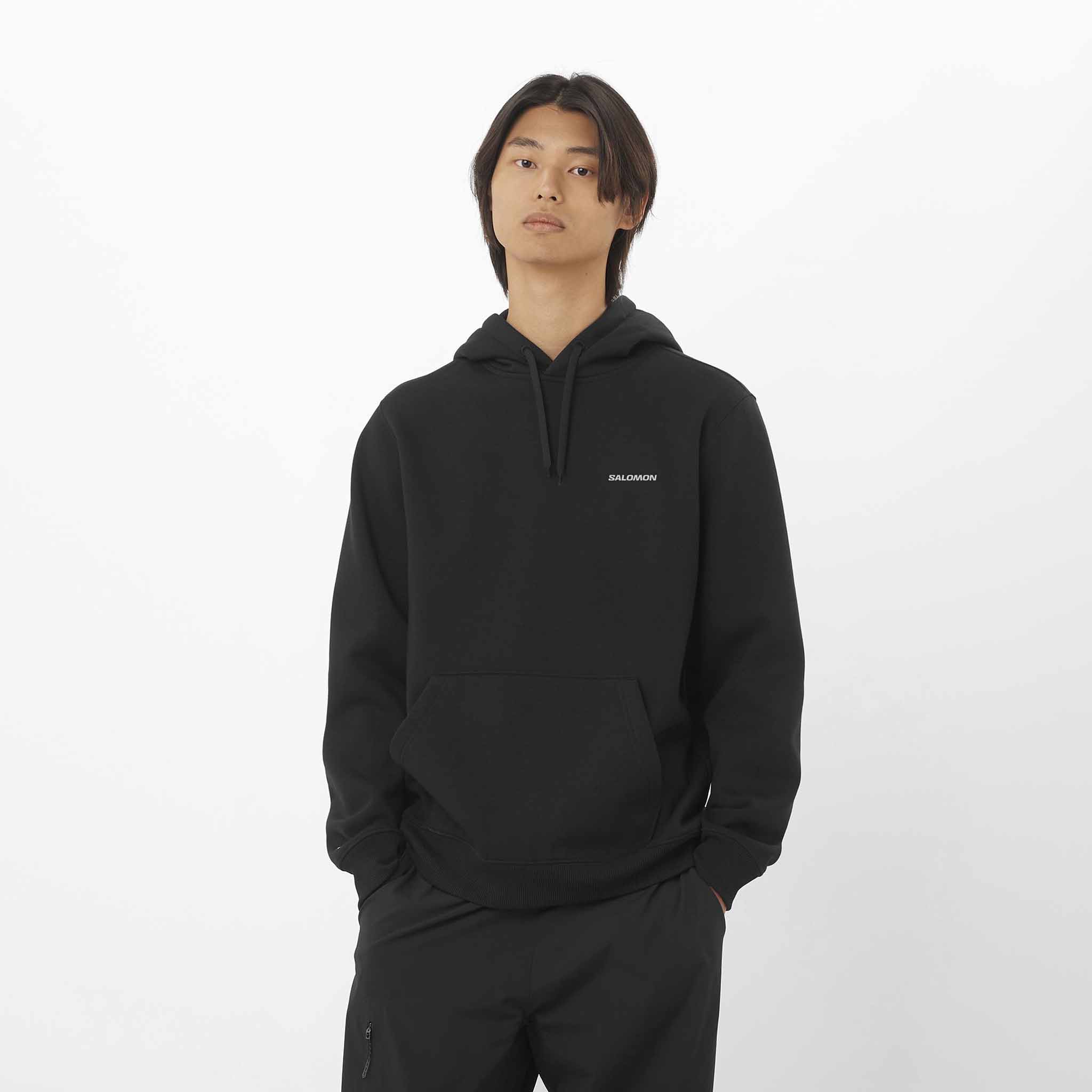 Salomon Chest Logo Hoodie chandail à capuche pour homme - Image 2